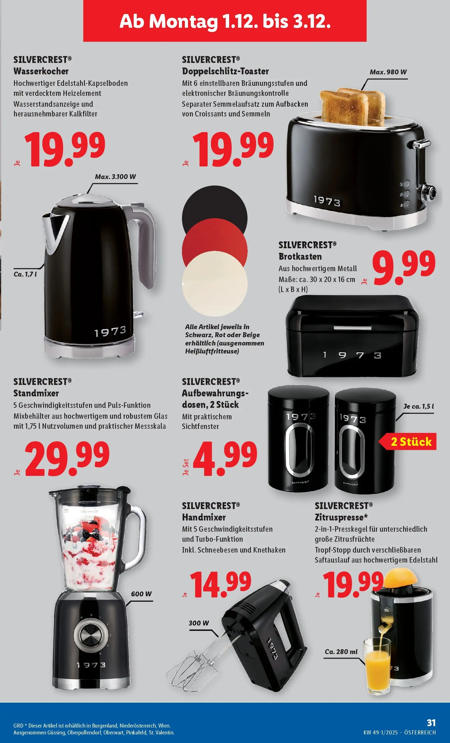 Lidl - Lidl: Flugblatt in deiner Nähe ab 26.11.2025 - Angebote ab donnerstag | Seite: 35 | Produkte: Wasserkocher, Vihreä pesto