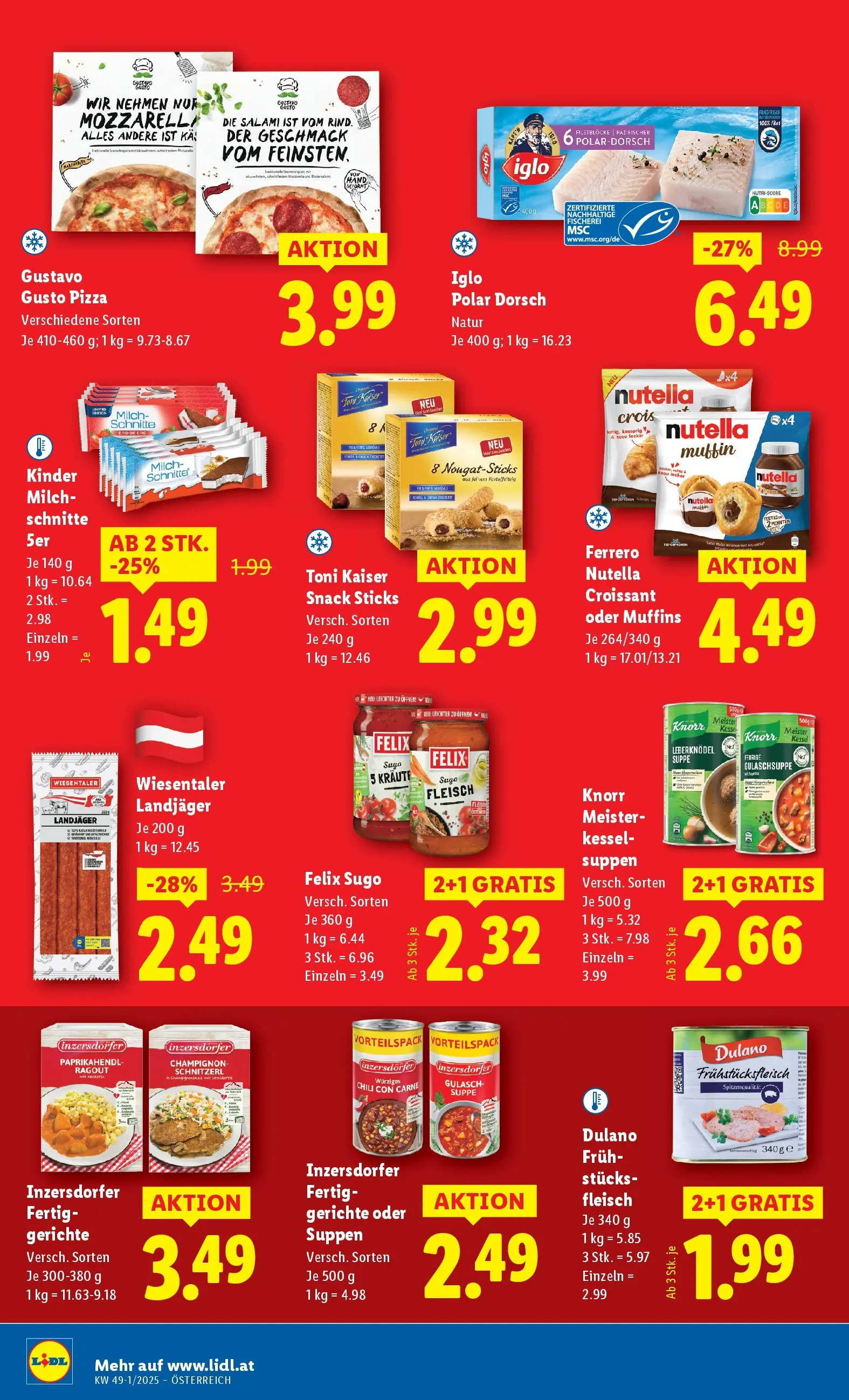Lidl - Lidl: Flugblatt in deiner Nähe ab 26.11.2025 - Angebote ab donnerstag | Seite: 46 | Produkte: Chili, Milch, Salami, Pizza