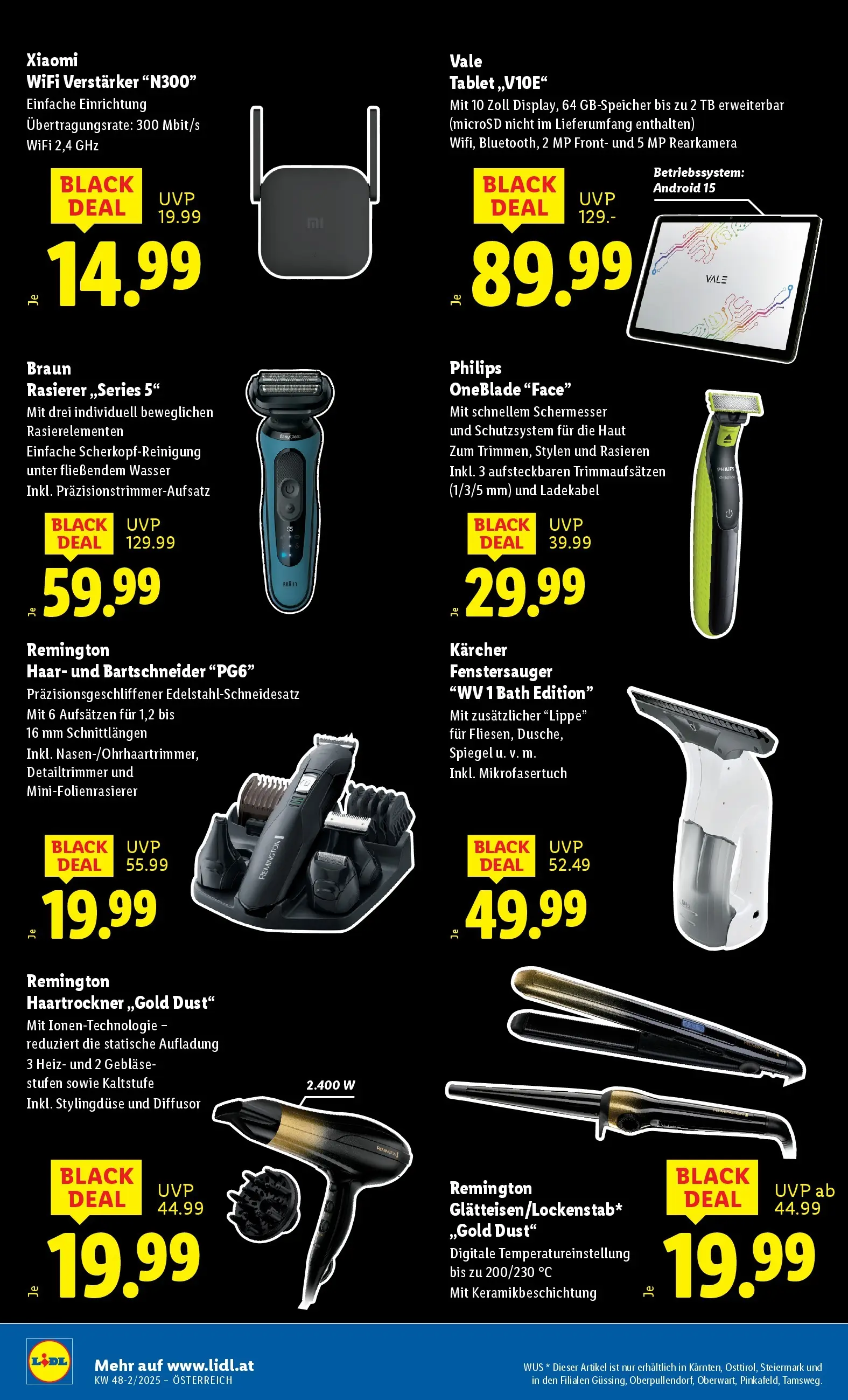 Lidl - Lidl: Flugblatt in deiner Nähe ab 26.11.2025 - Angebote ab donnerstag | Seite: 26 | Produkte: Wasser, Tablet, Haartrockner, Spiegel