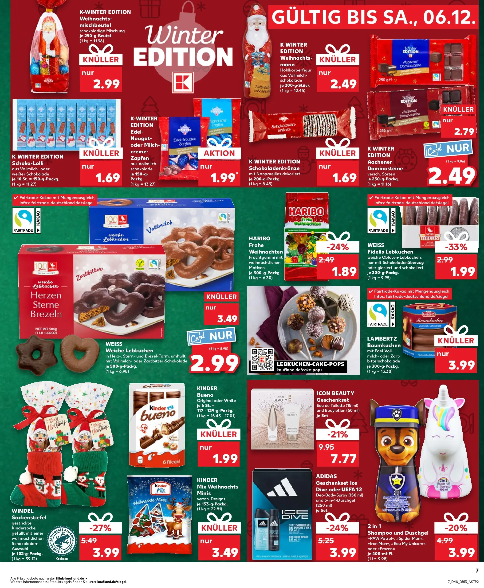 Prospekt Kaufland ab 27.11.2025 » Angebote Online zum Blättern | Seite: 8 | Produkte: Eau de Toilette, Shampoo, Creme, Shower Gel