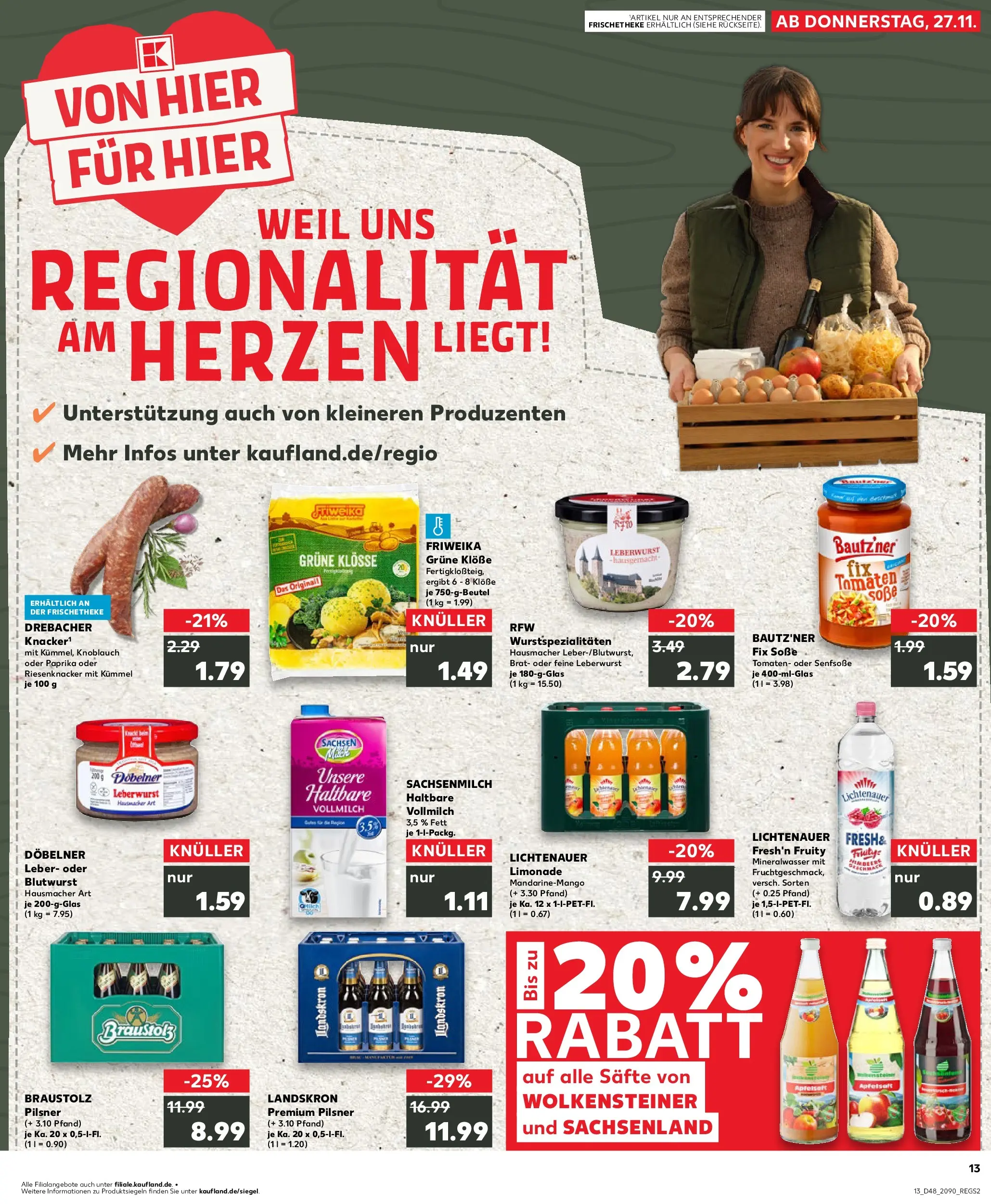 Prospekt Kaufland ab 26.11.2025 » Angebote Online zum Blättern | Seite: 1