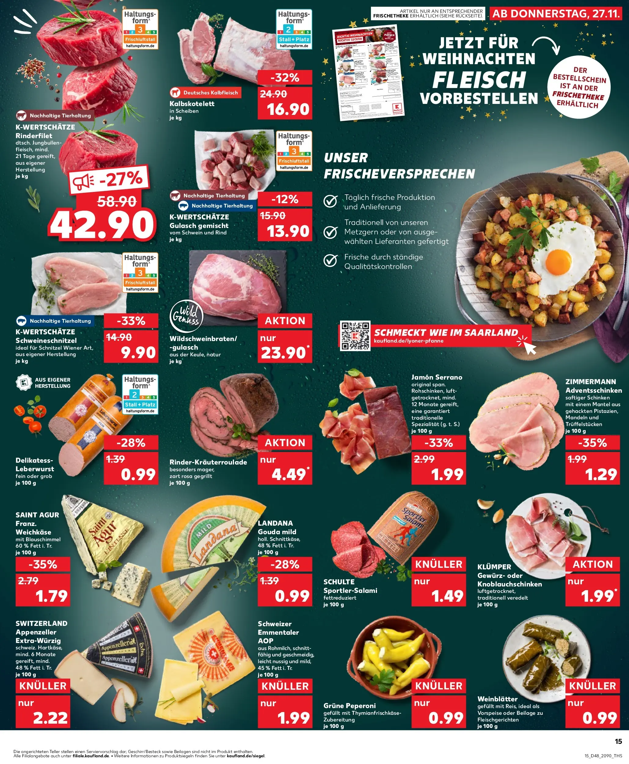 Prospekt Kaufland ab 26.11.2025 » Angebote Online zum Blättern | Seite: 15