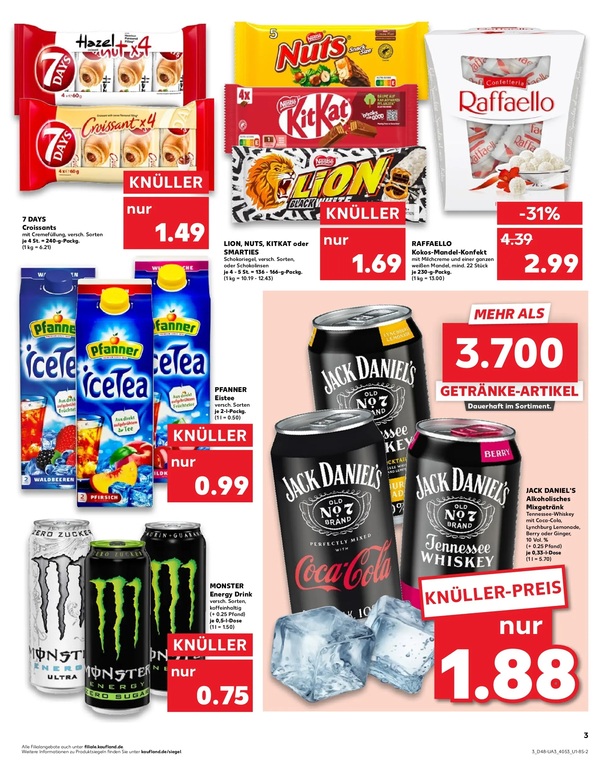Prospekt Kaufland ab 27.11.2025 » Angebote Online zum Blättern | Seite: 4 | Produkte: Energy, Smarties, Monster, Zucker