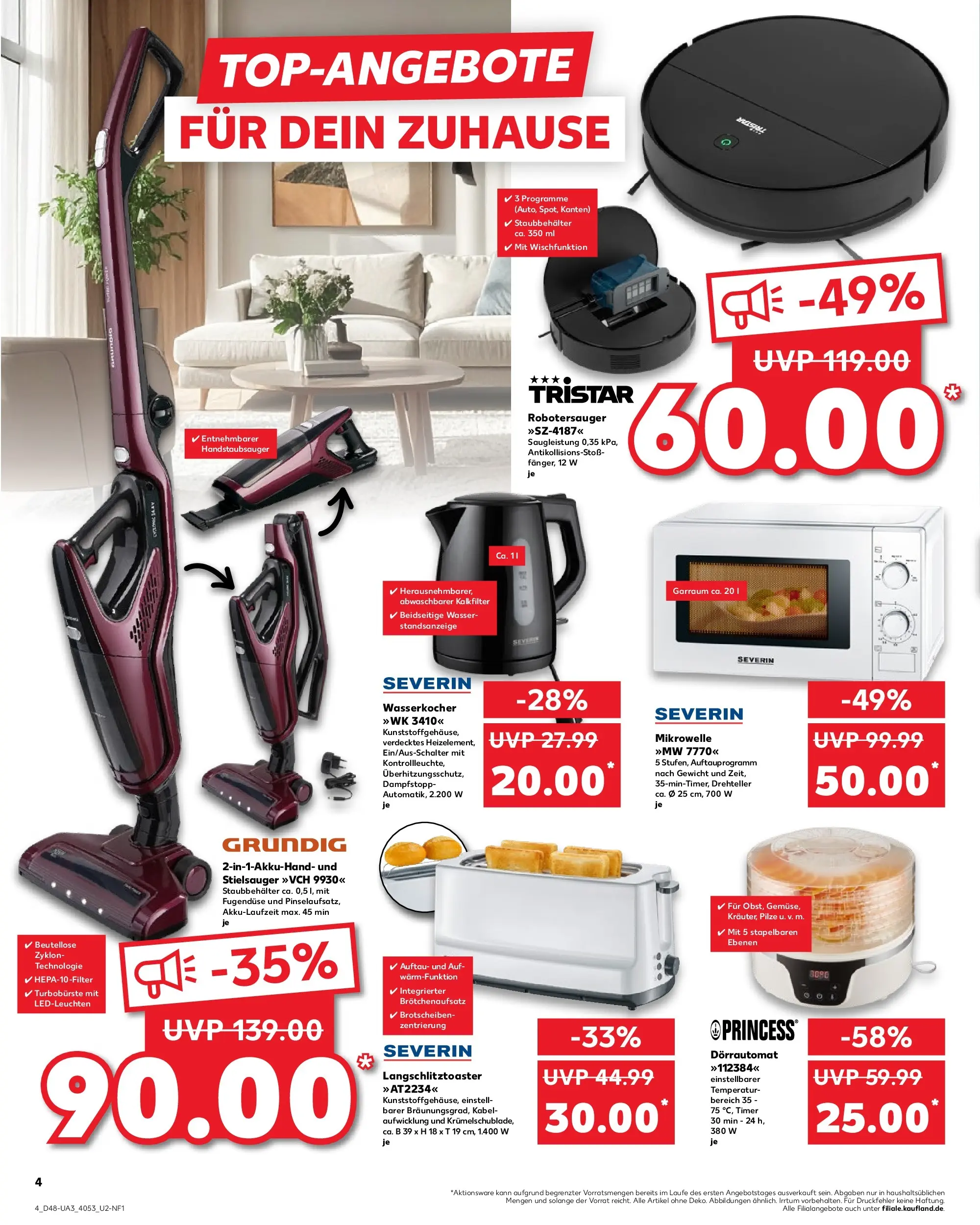Prospekt Kaufland ab 27.11.2025 » Angebote Online zum Blättern | Seite: 5 | Produkte: Mikrowelle, Gewicht, Toaster, Wasser