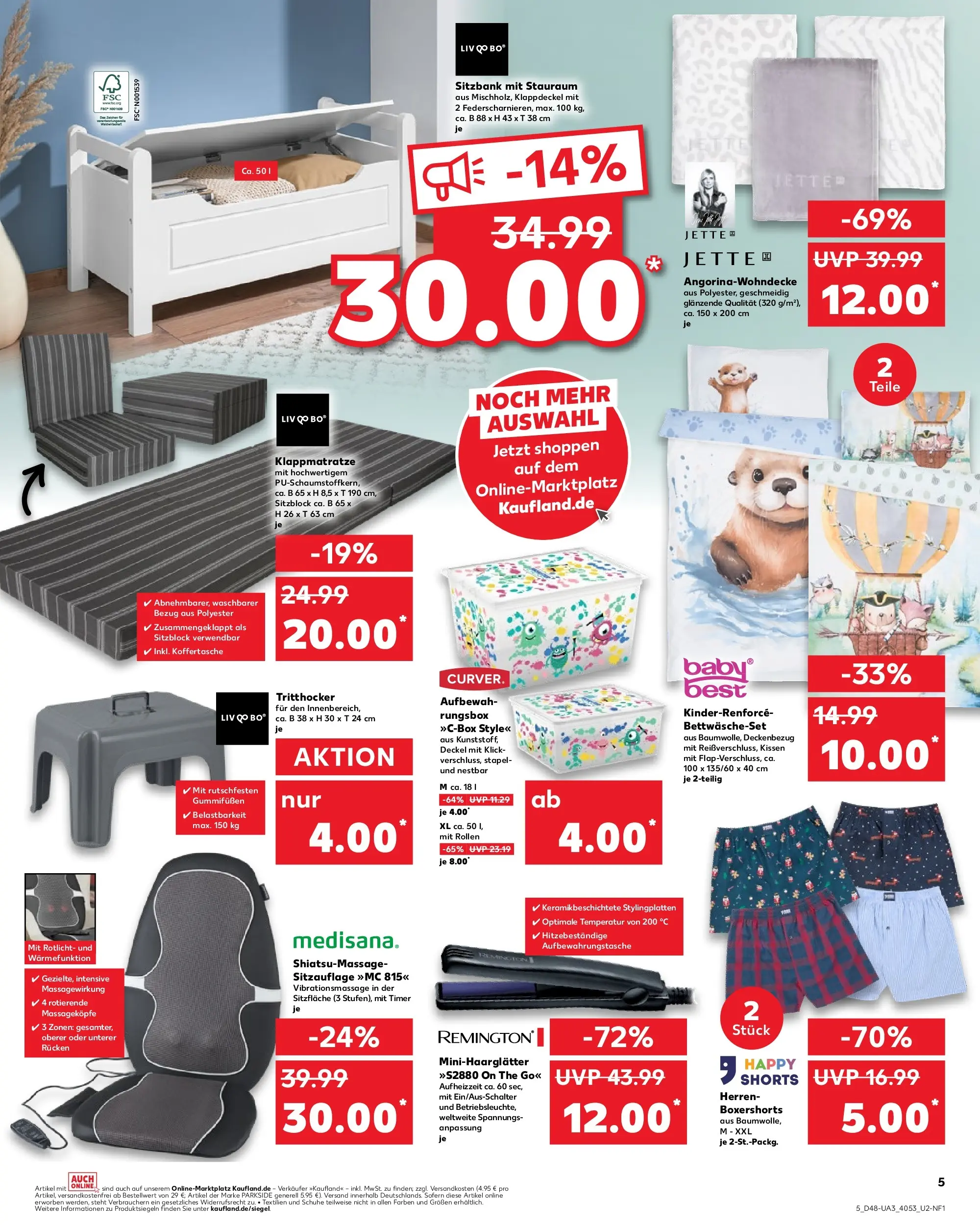 Prospekt Kaufland ab 27.11.2025 » Angebote Online zum Blättern | Seite: 6 | Produkte: Sitzbank, Kissen, Box