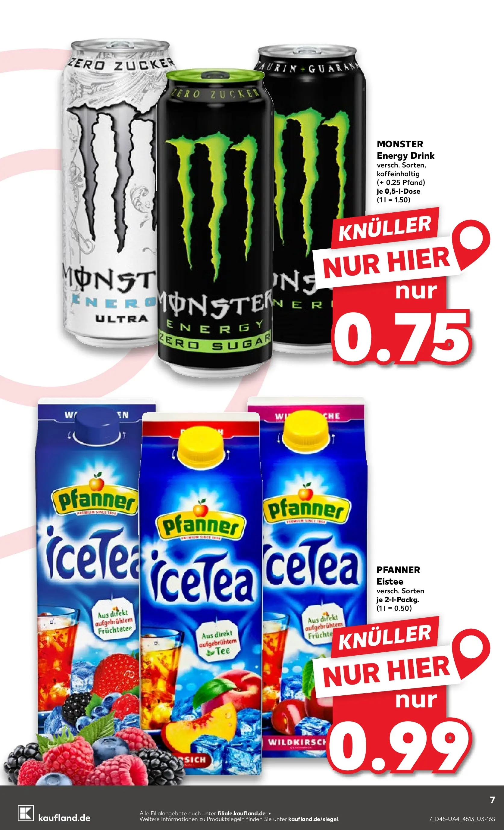 Prospekt Kaufland ab 27.11.2025 » Angebote Online zum Blättern | Seite: 8 | Produkte: Energy, Pfanner eistee, Zucker, Tee