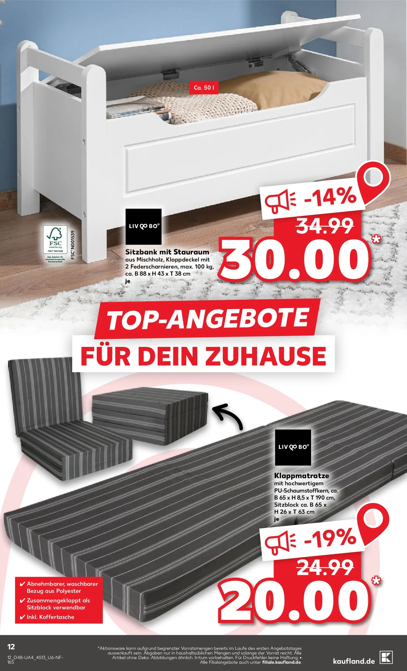 Prospekt Kaufland ab 27.11.2025 » Angebote Online zum Blättern | Seite: 13 | Produkte: Sitzbank
