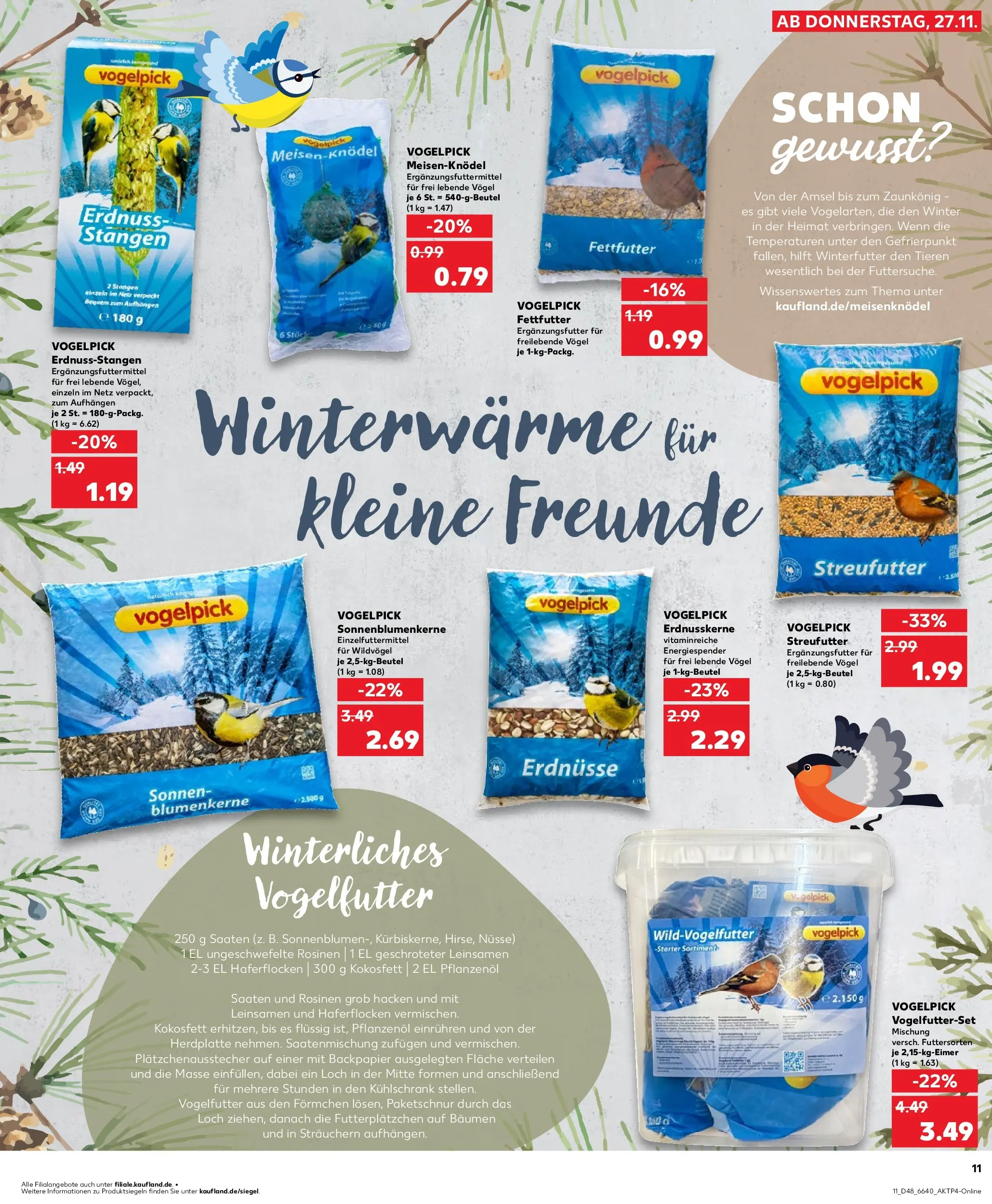 Prospekt Kaufland ab 27.11.2025 » Angebote Online zum Blättern | Seite: 28 | Produkte: Erdnüsse, Kühlschrank, Rosinen, Nüsse