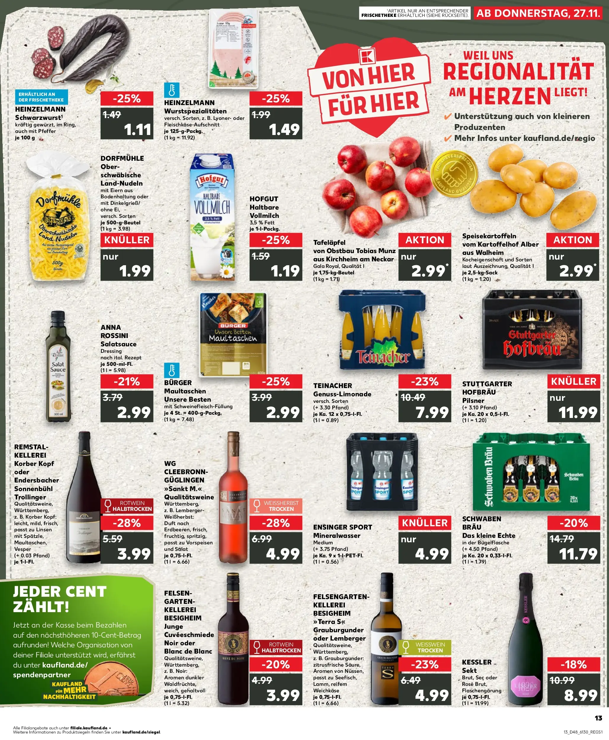 Prospekt Kaufland ab 26.11.2025 » Angebote Online zum Blättern | Seite: 13