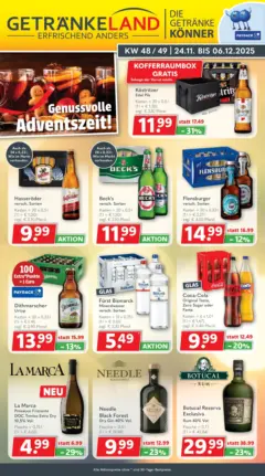 Getränkeland - Getränkeland: Getränkeangebote ab 24.11.2025 gültig