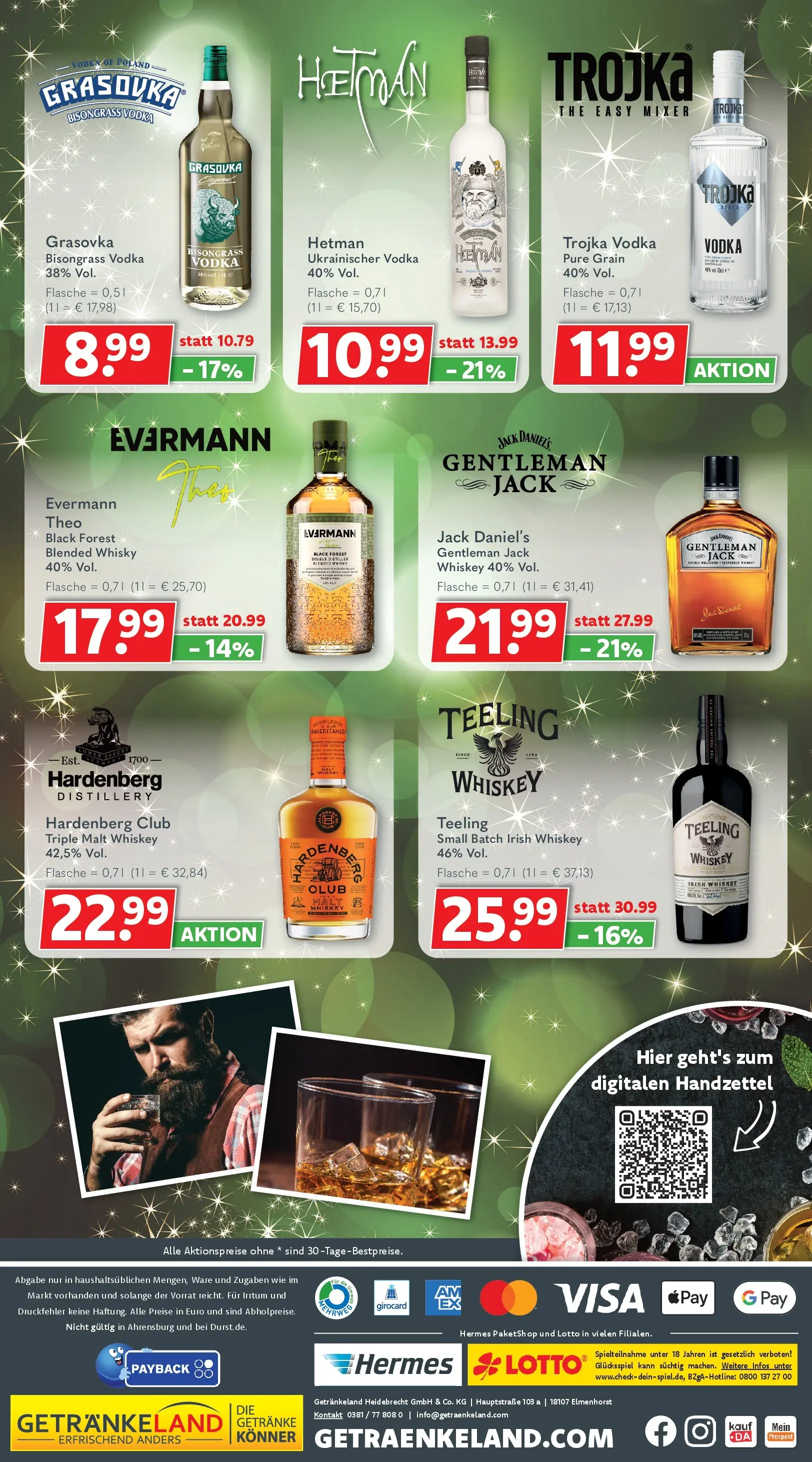 Getränkeland - Getränkeland: Getränkeangebote (ab 24.11.2025) zum Blättern | Seite: 13 | Produkte: Mixer, Jack Daniel's, Vodka, Whiskey