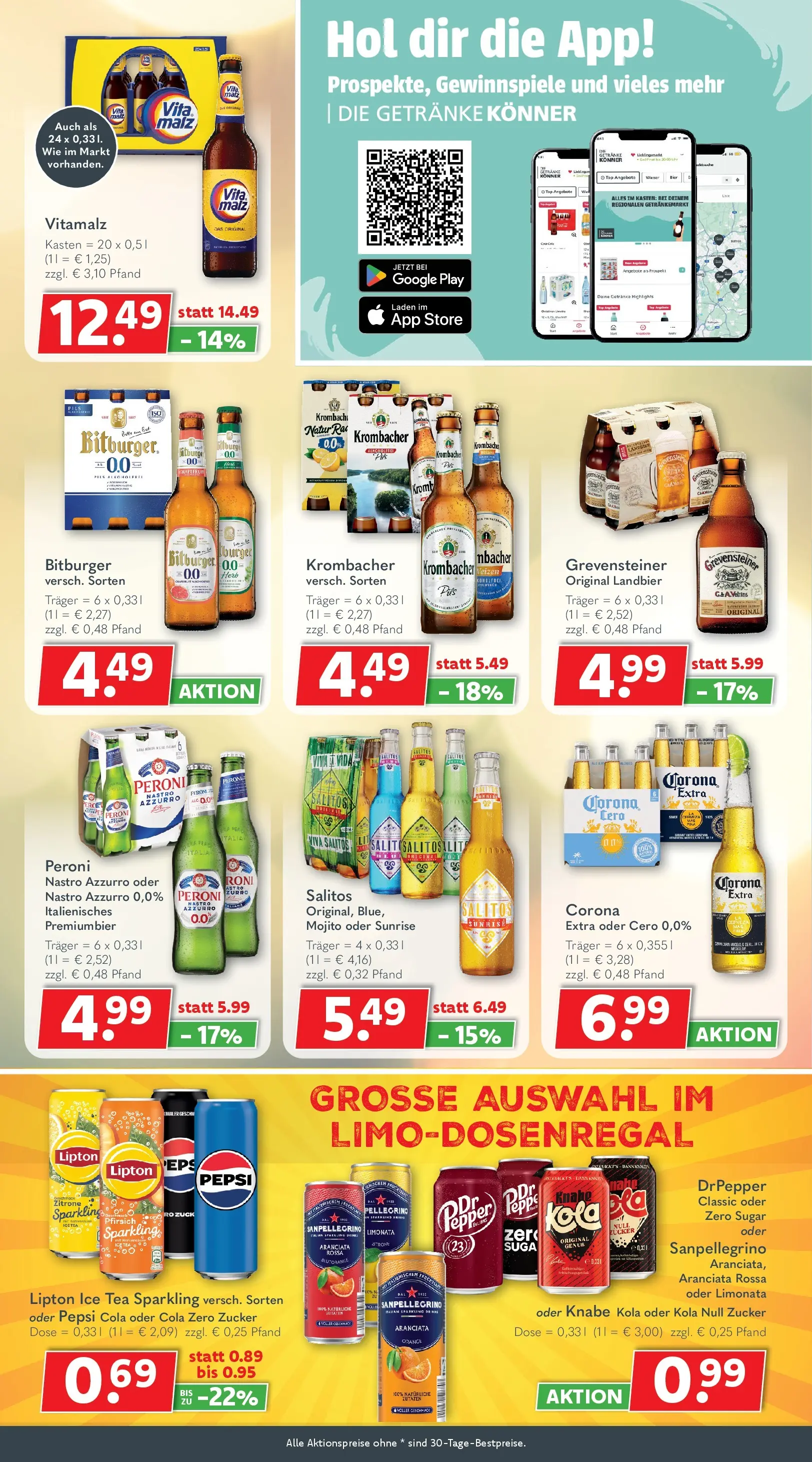 Getränkeland - Getränkeland: Getränkeangebote (ab 24.11.2025) zum Blättern | Seite: 6 | Produkte: Top, Burger, Grapefruit, Zucker