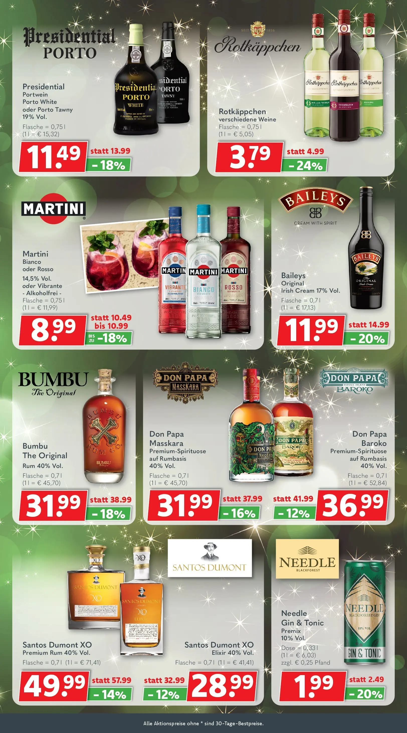 Getränkeland - Getränkeland: Getränkeangebote (ab 24.11.2025) zum Blättern | Seite: 9 | Produkte: Martini, Rum, Baileys, Rotkäppchen