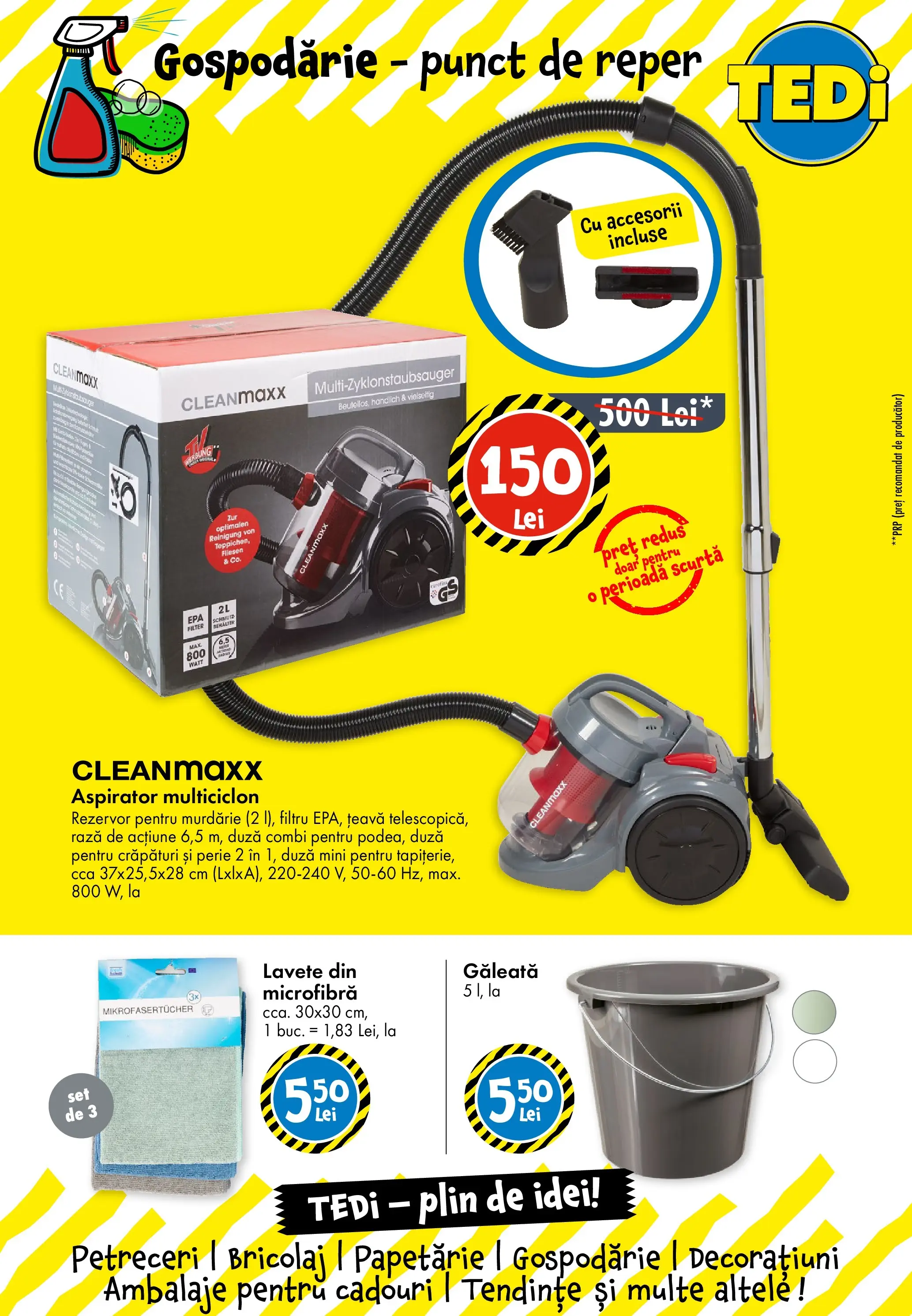 Catalog TEDi - Orastie - Oferta 27.11.2025 - 04.12.2025 | Pagină: 7 | Produse: Aspirator, Perie, Lavete, Țeavă