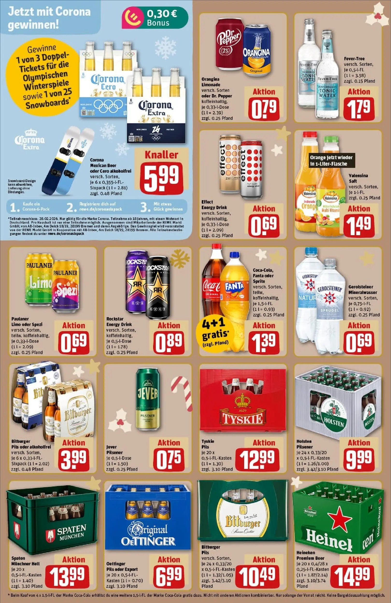 REWE Prospekt ab 23.11.2025 zum Blättern » Angebote | Seite: 18 | Produkte: Bitburger, Energy, Holsten, Paulaner