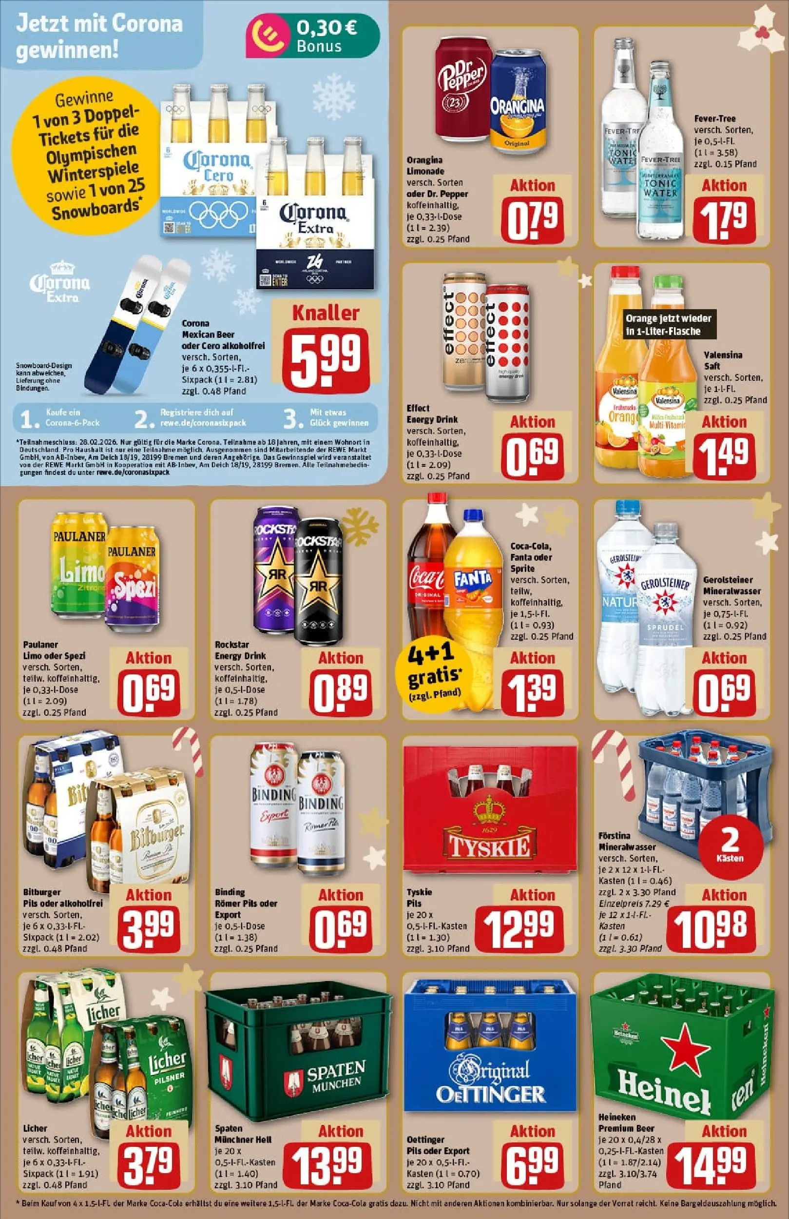 REWE Prospekt ab 23.11.2025 zum Blättern » Angebote | Seite: 18 | Produkte: Bitburger, Pils, Oettinger, Paulaner