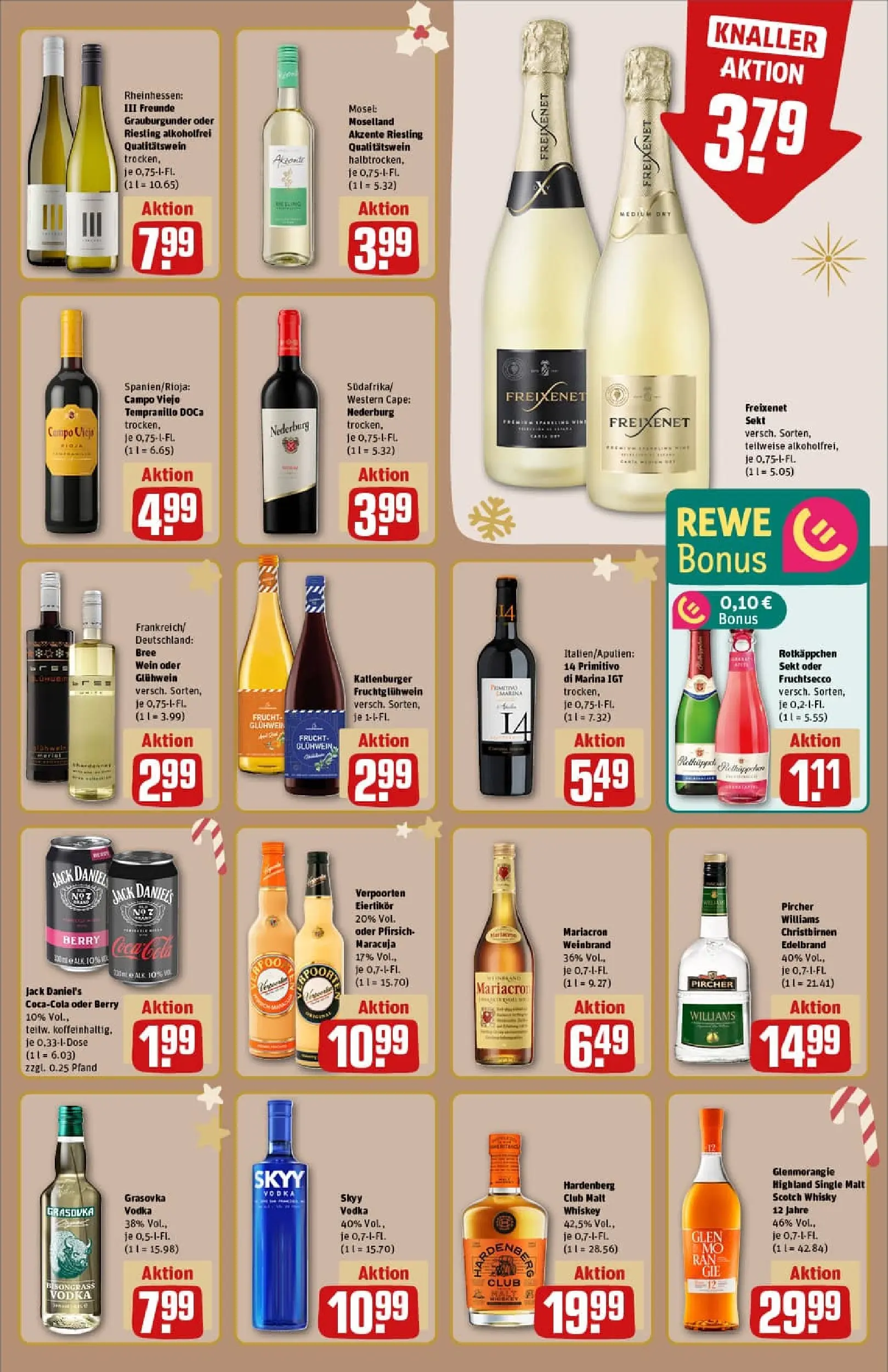 REWE Prospekt ab 23.11.2025 zum Blättern » Angebote | Seite: 19 | Produkte: Freixenet, Sekt, Fruchtsecco, Rotkäppchen