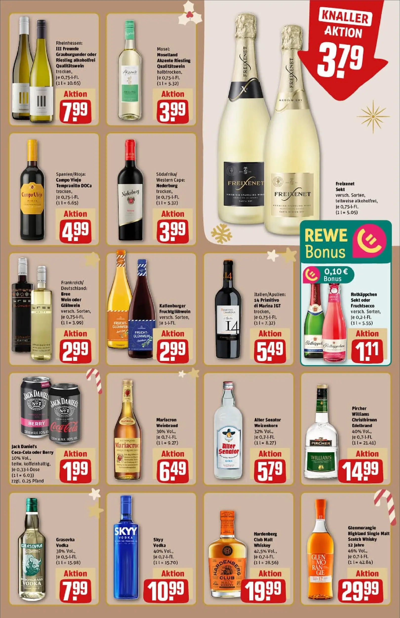 REWE Prospekt ab 23.11.2025 zum Blättern » Angebote | Seite: 19 | Produkte: Cola, Sekt, Mariacron, Rotkäppchen