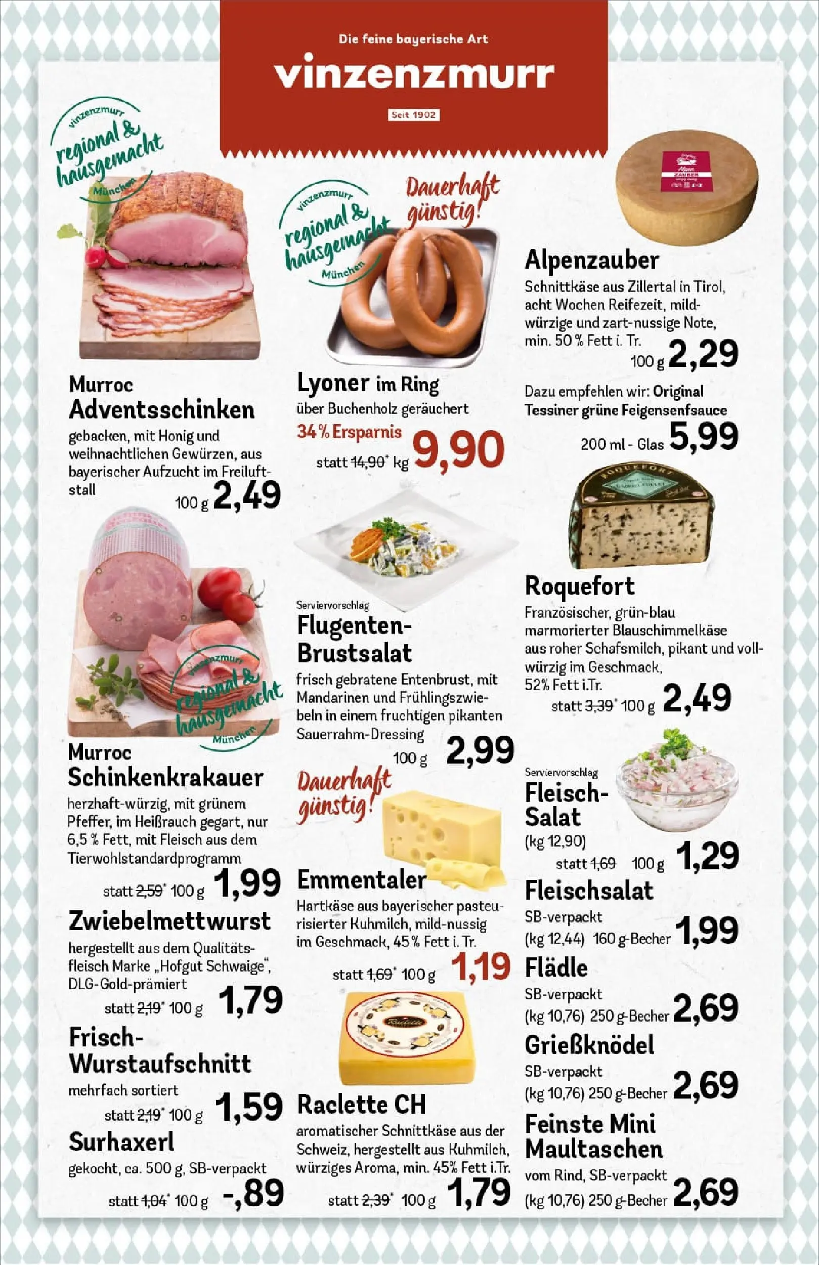 REWE Prospekt ab 23.11.2025 zum Blättern » Angebote | Seite: 9 | Produkte: Mandarinen, Maultaschen, Raclette, Fleisch