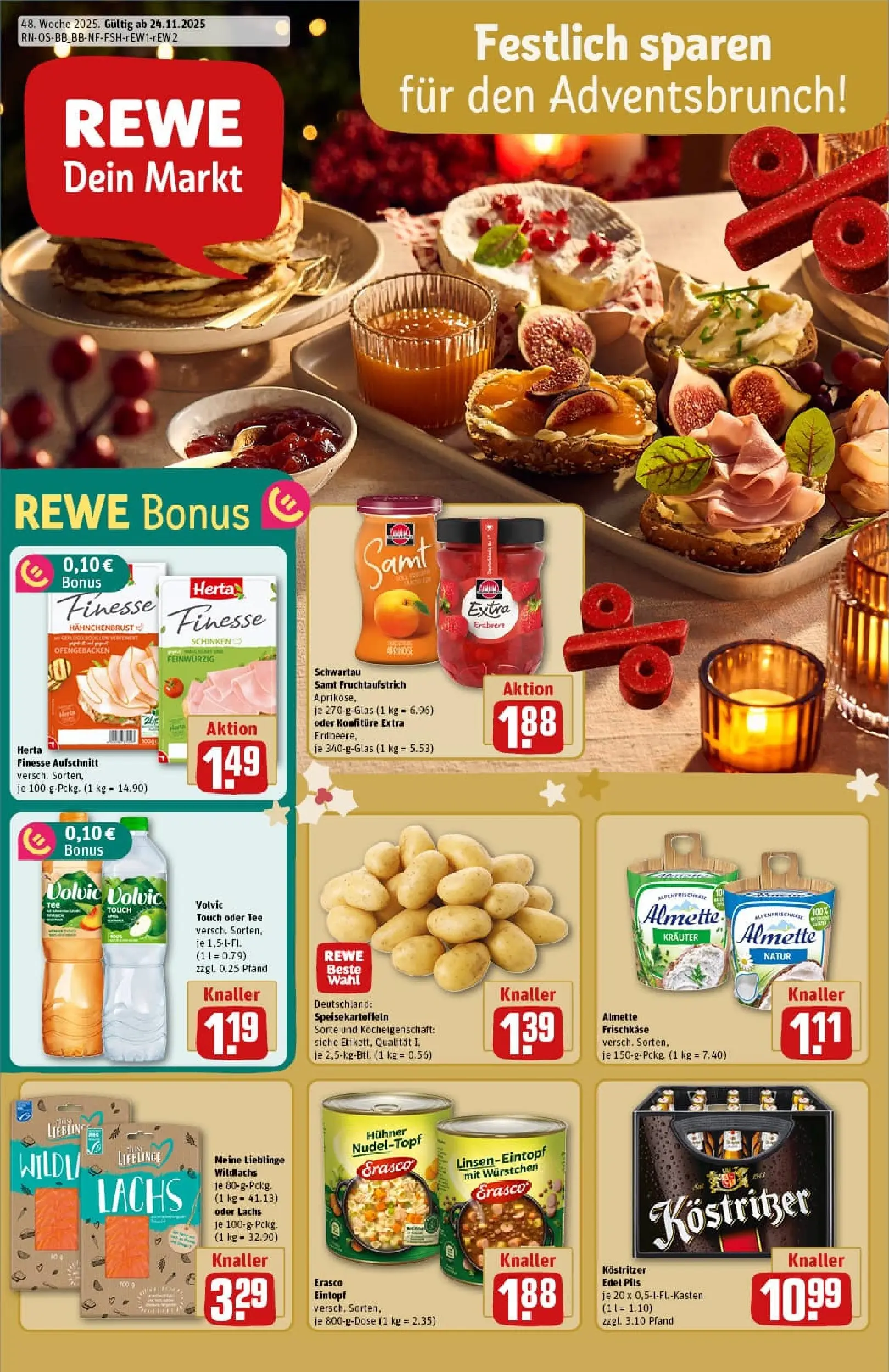 REWE Prospekt ab 23.11.2025 zum Blättern » Angebote | Seite: 1