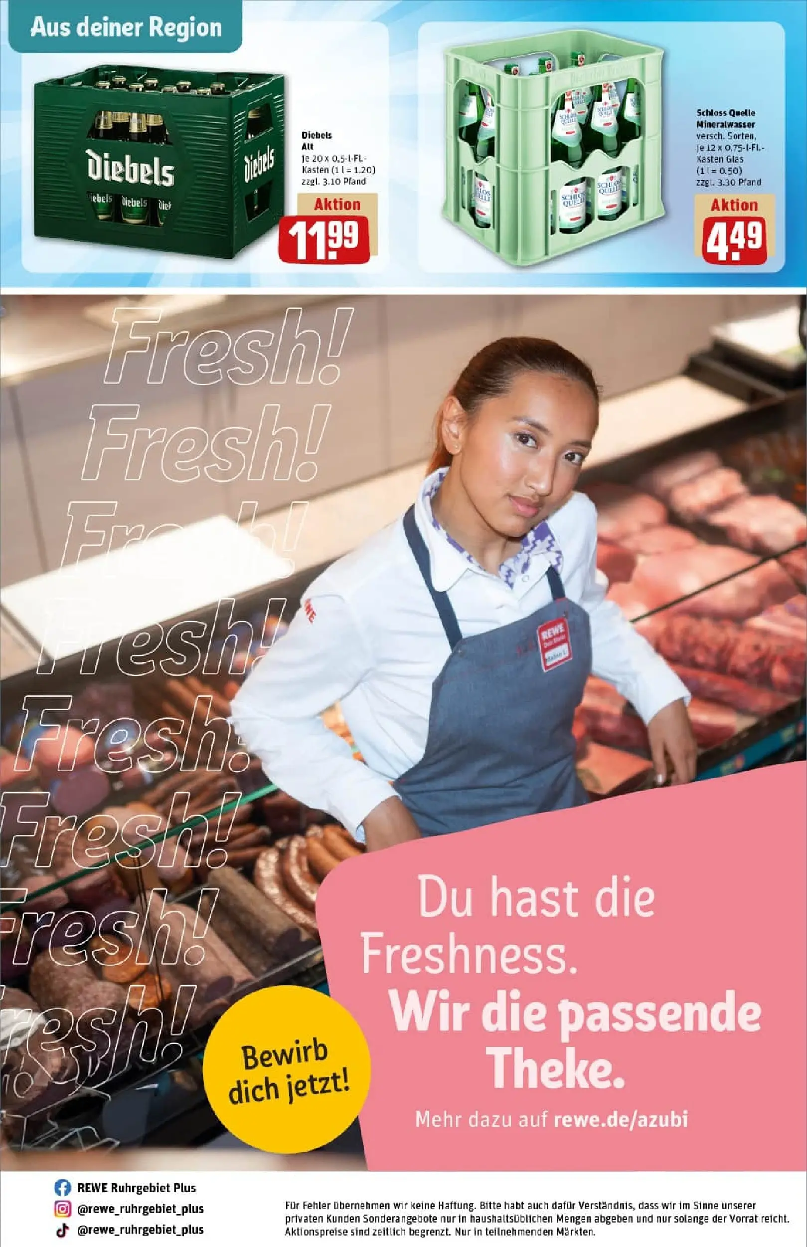 REWE Prospekt ab 23.11.2025 zum Blättern » Angebote | Seite: 35 | Produkte: Mineralwasser, Diebels