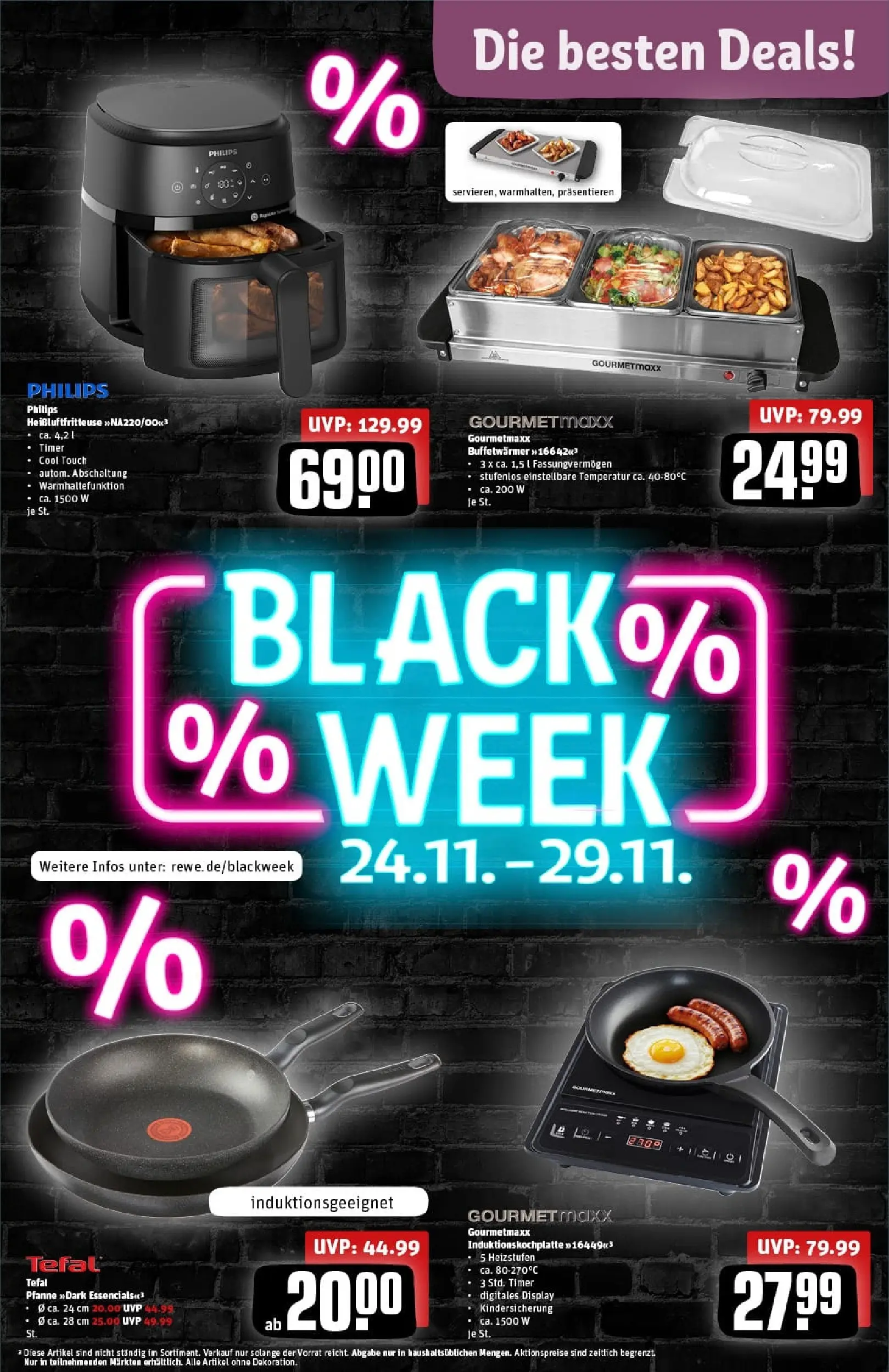 REWE Prospekt ab 23.11.2025 zum Blättern » Angebote | Seite: 35 | Produkte: Philips, Heißluftfritteuse