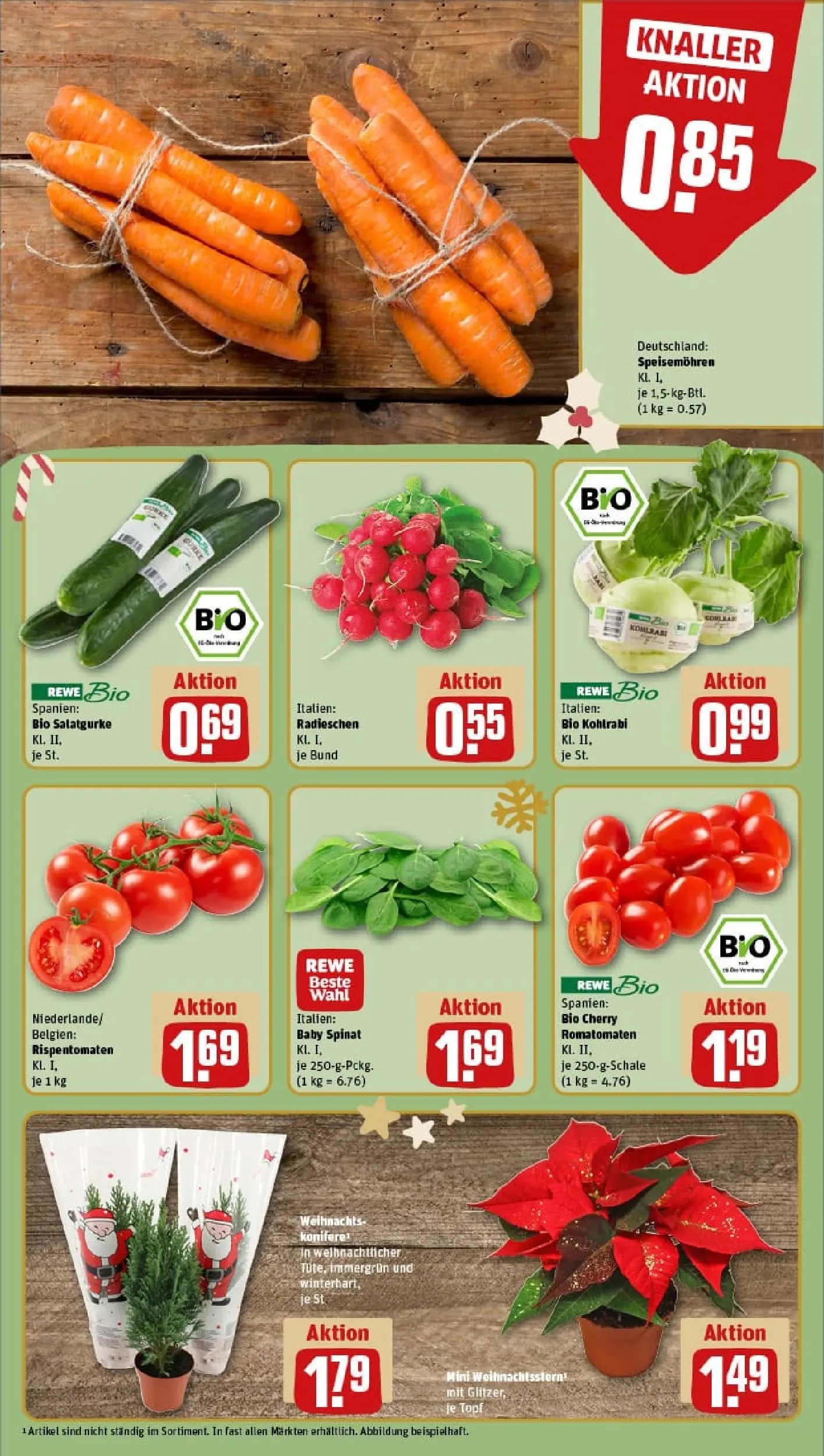 REWE Prospekt ab 23.11.2025 zum Blättern » Angebote | Seite: 9 | Produkte: Kohlrabi