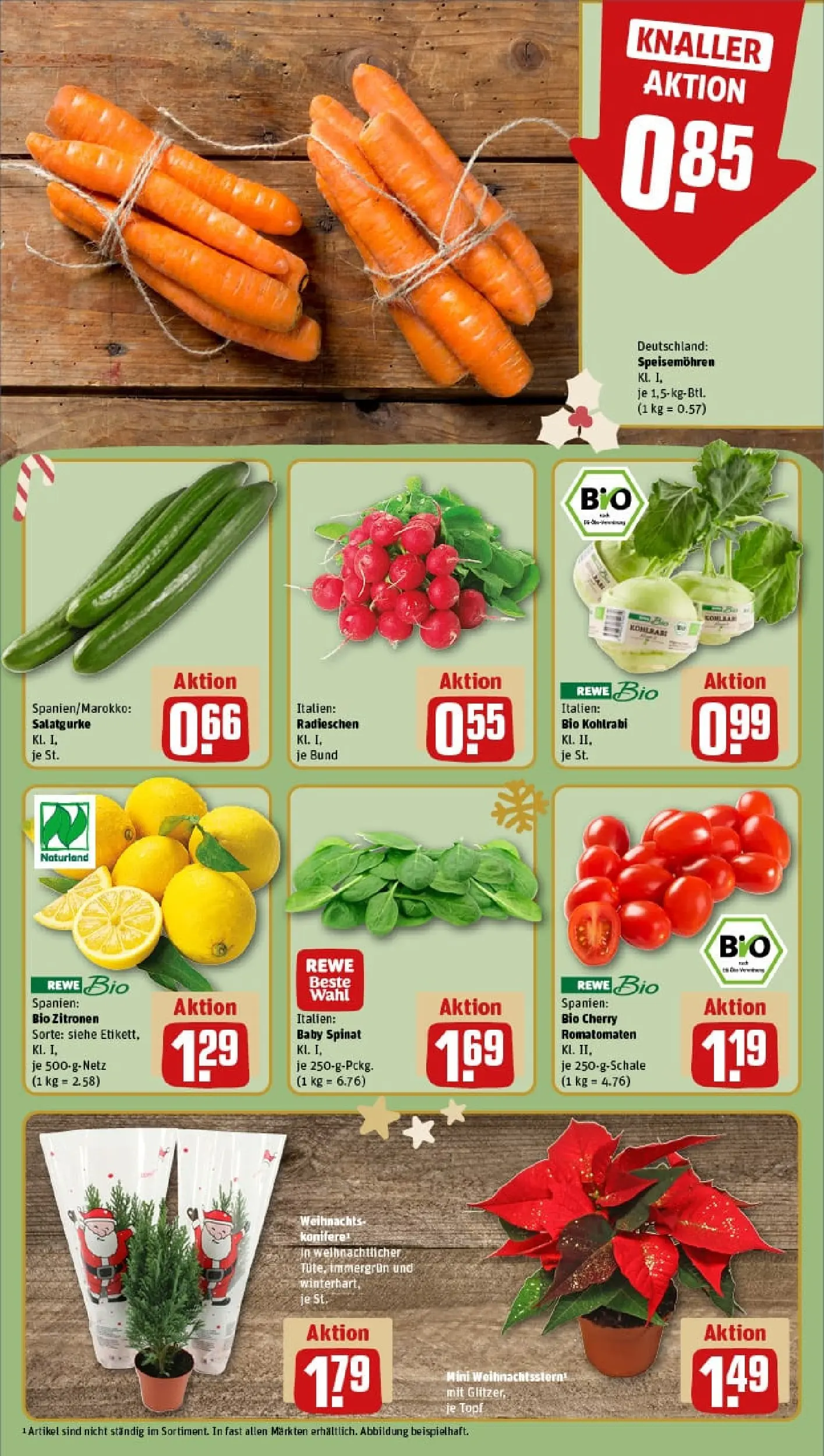 REWE Prospekt ab 23.11.2025 zum Blättern » Angebote | Seite: 9 | Produkte: Kohlrabi, Zitronen