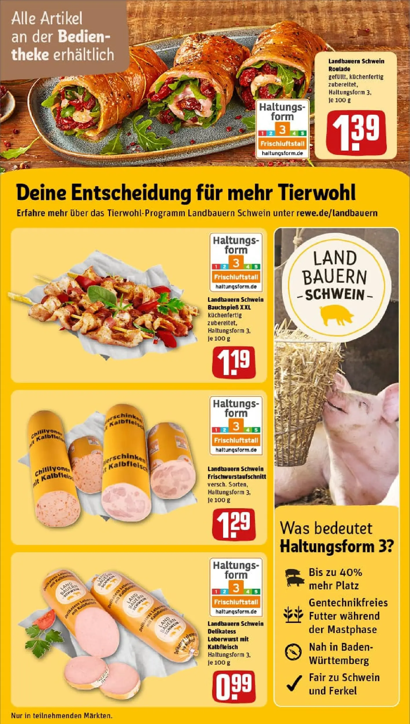 REWE Prospekt ab 23.11.2025 zum Blättern » Angebote | Seite: 13 | Produkte: Theke, Fleisch