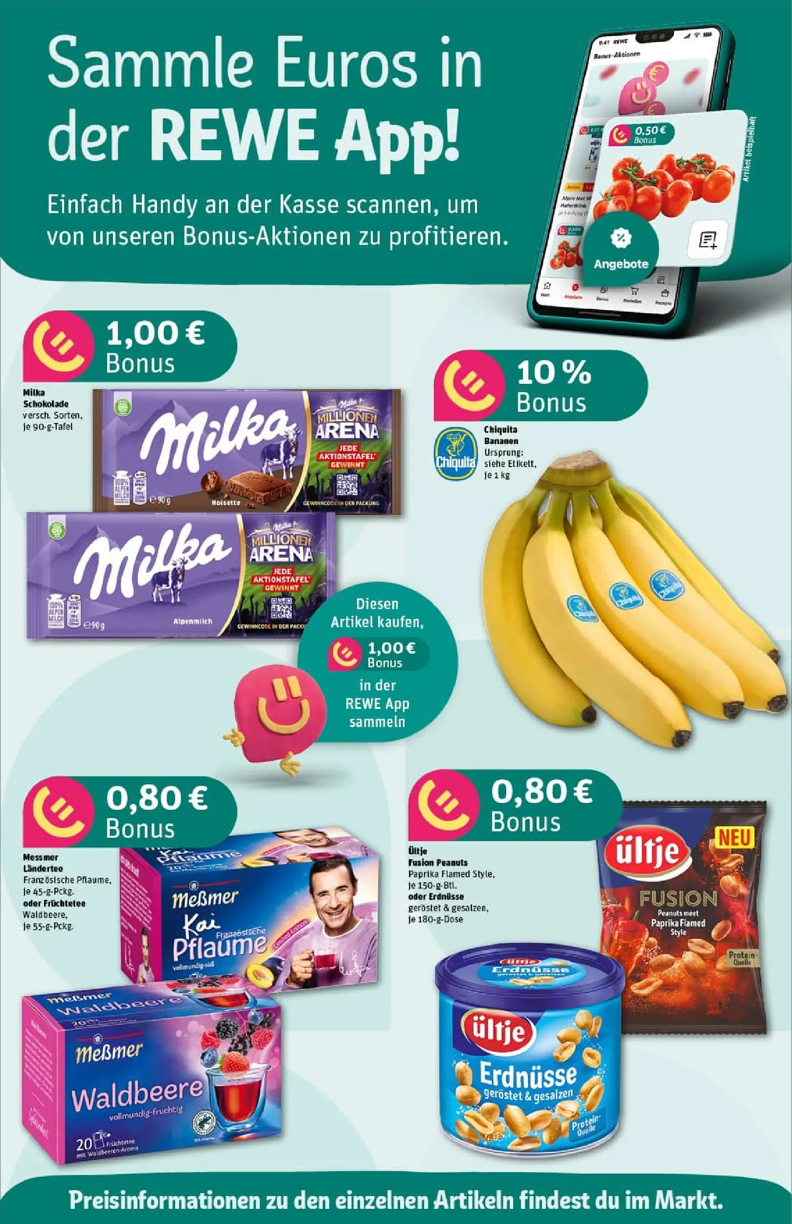 REWE Prospekt ab 23.11.2025 zum Blättern » Angebote | Seite: 4 | Produkte: Ultje erdnusse, Schokolade, Milka schokolade, Milka