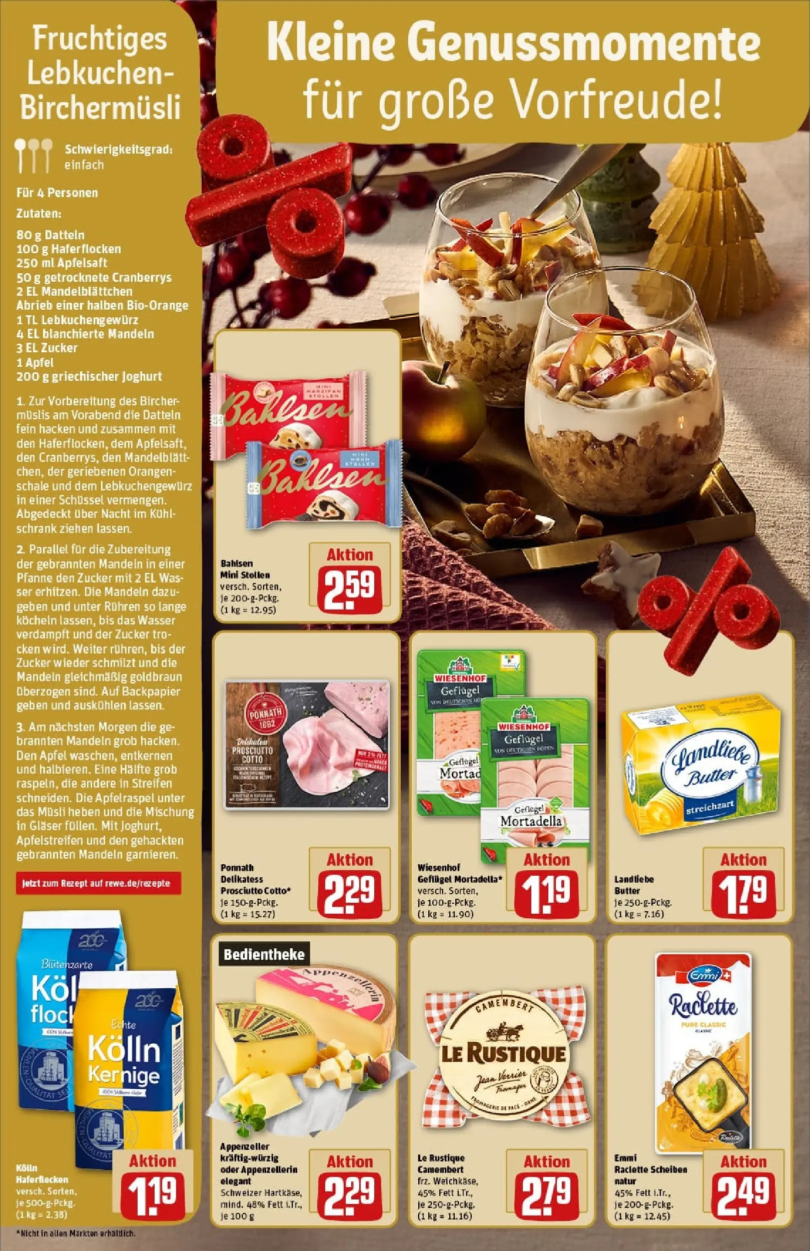 REWE Prospekt ab 23.11.2025 zum Blättern » Angebote | Seite: 6 | Produkte: Musli, Äpfel, Apfelsaft, Zucker