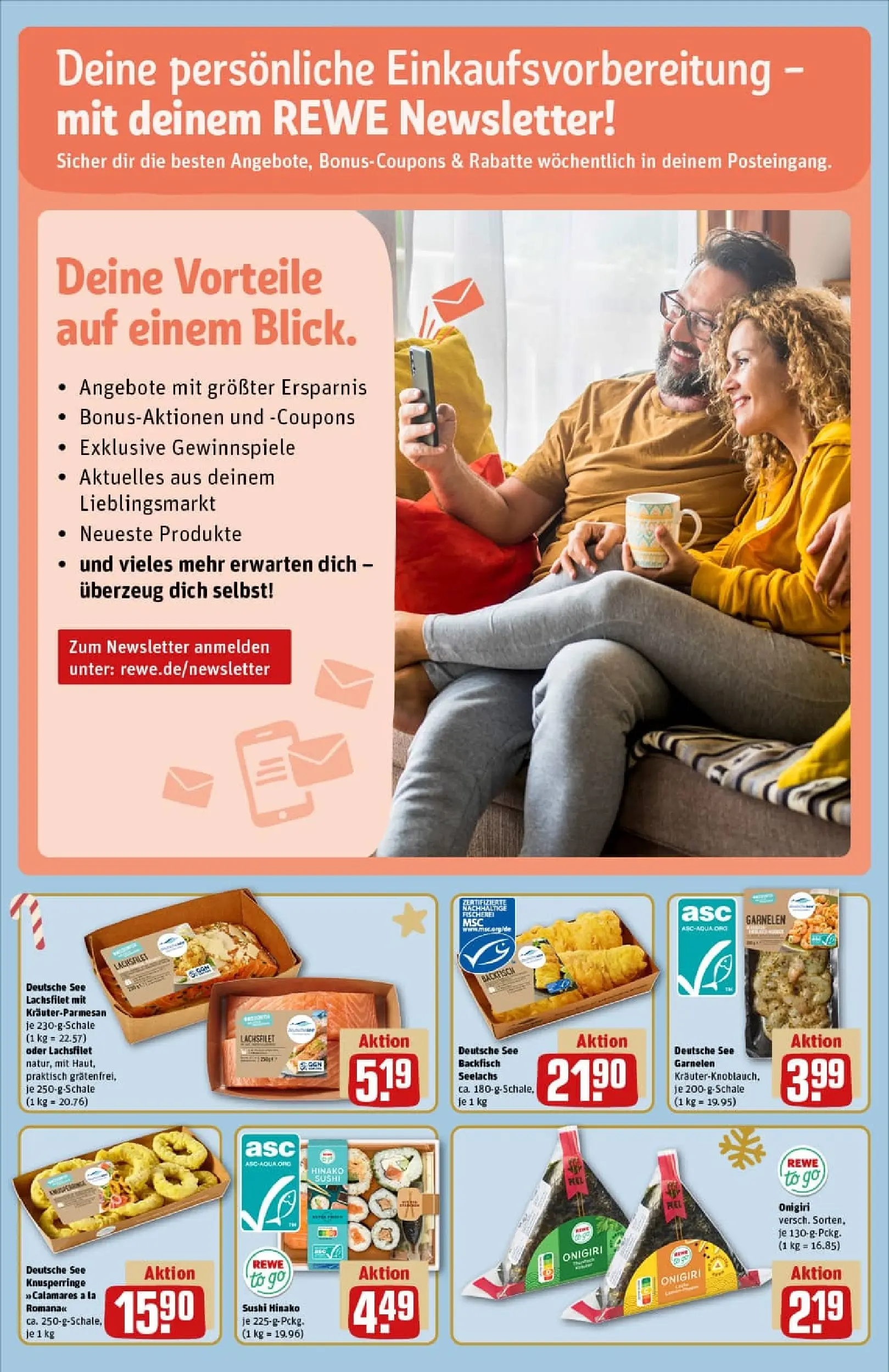 REWE Prospekt ab 23.11.2025 zum Blättern » Angebote | Seite: 13 | Produkte: Garnelen