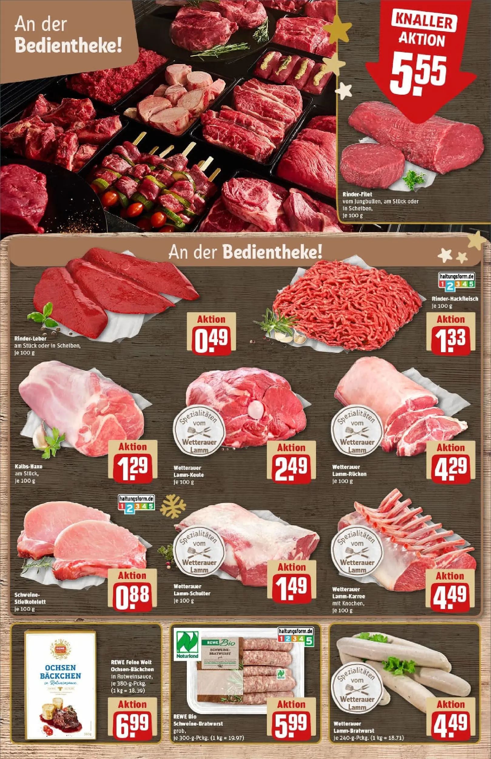 REWE Prospekt ab 23.11.2025 zum Blättern » Angebote | Seite: 11 | Produkte: Lammkeule, Rinderfilet