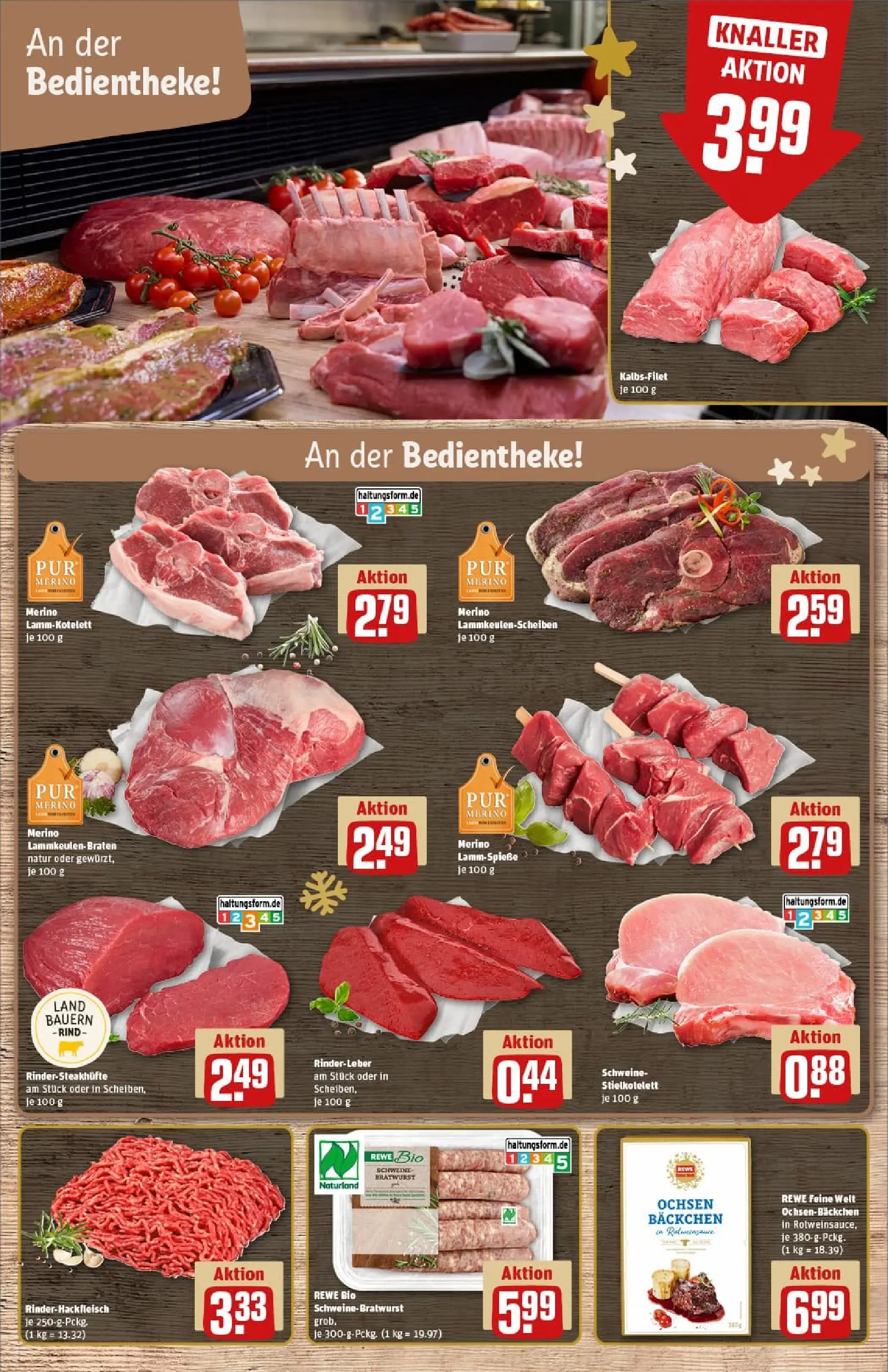 REWE Prospekt ab 23.11.2025 zum Blättern » Angebote | Seite: 11 | Produkte: Bratwurst, Steak