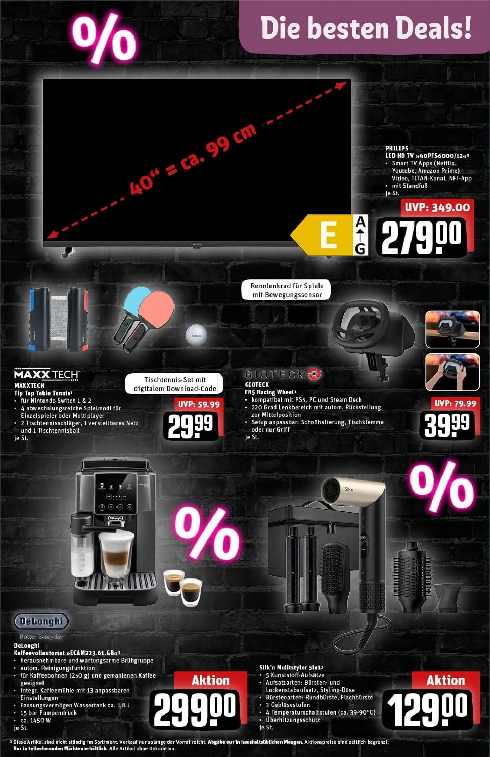 REWE Prospekt ab 23.11.2025 zum Blättern » Angebote | Seite: 41 | Produkte: Top, Smart TV, PC, TV