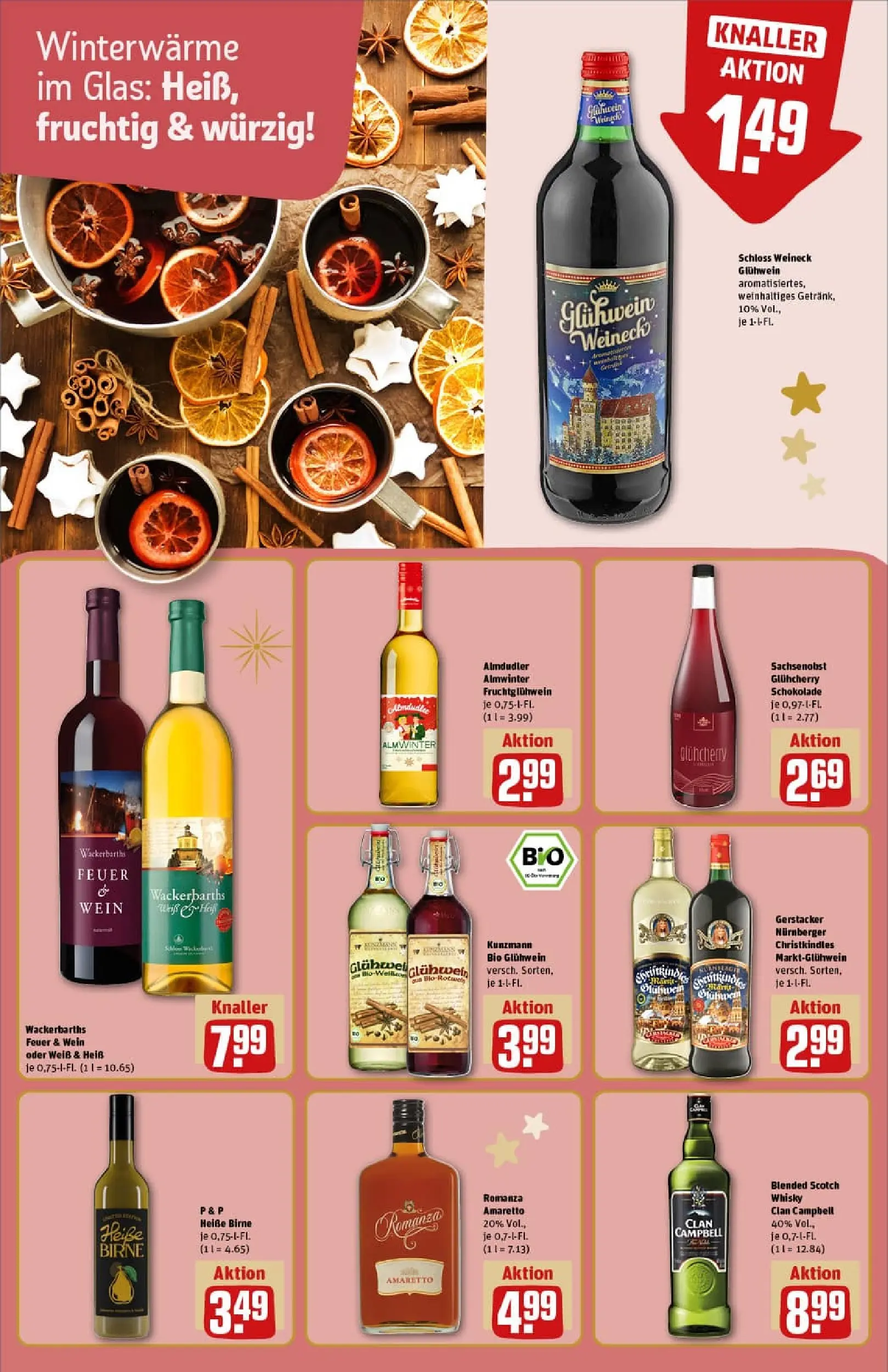 REWE Prospekt ab 23.11.2025 zum Blättern » Angebote | Seite: 20 | Produkte: Whisky, Schokolade, Birne, Wein