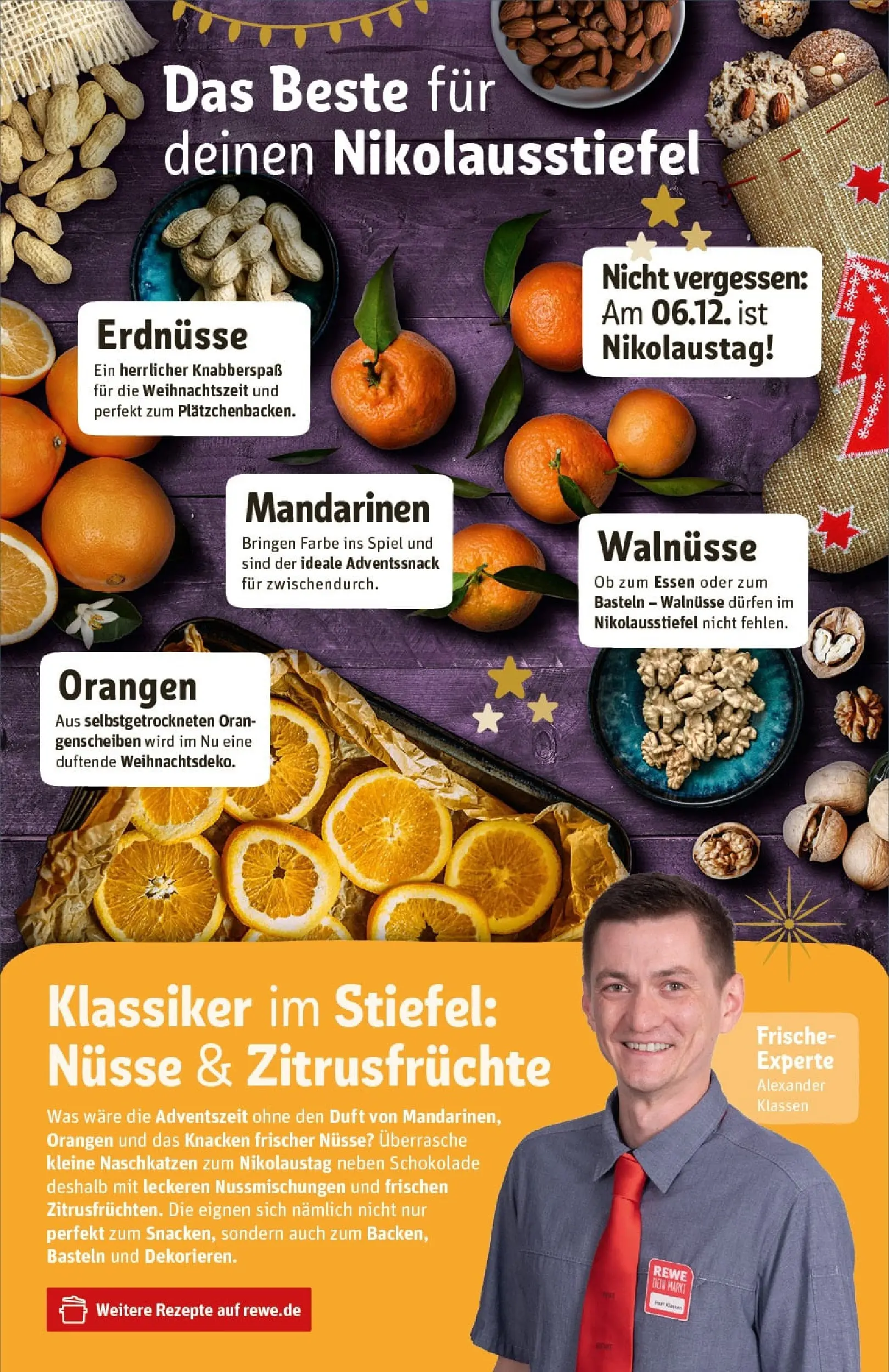 REWE Prospekt ab 23.11.2025 zum Blättern » Angebote | Seite: 17 | Produkte: Walnüsse, Schokolade, Stiefel, Nüsse
