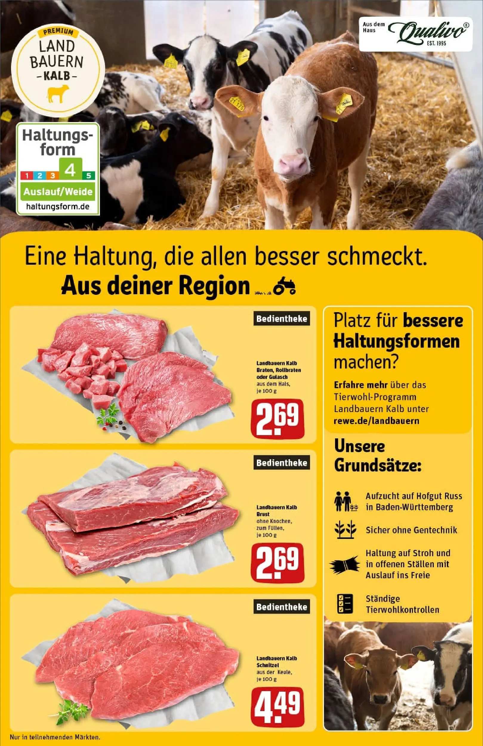 REWE Prospekt ab 23.11.2025 zum Blättern » Angebote | Seite: 15 | Produkte: Schnitzel, Gulasch