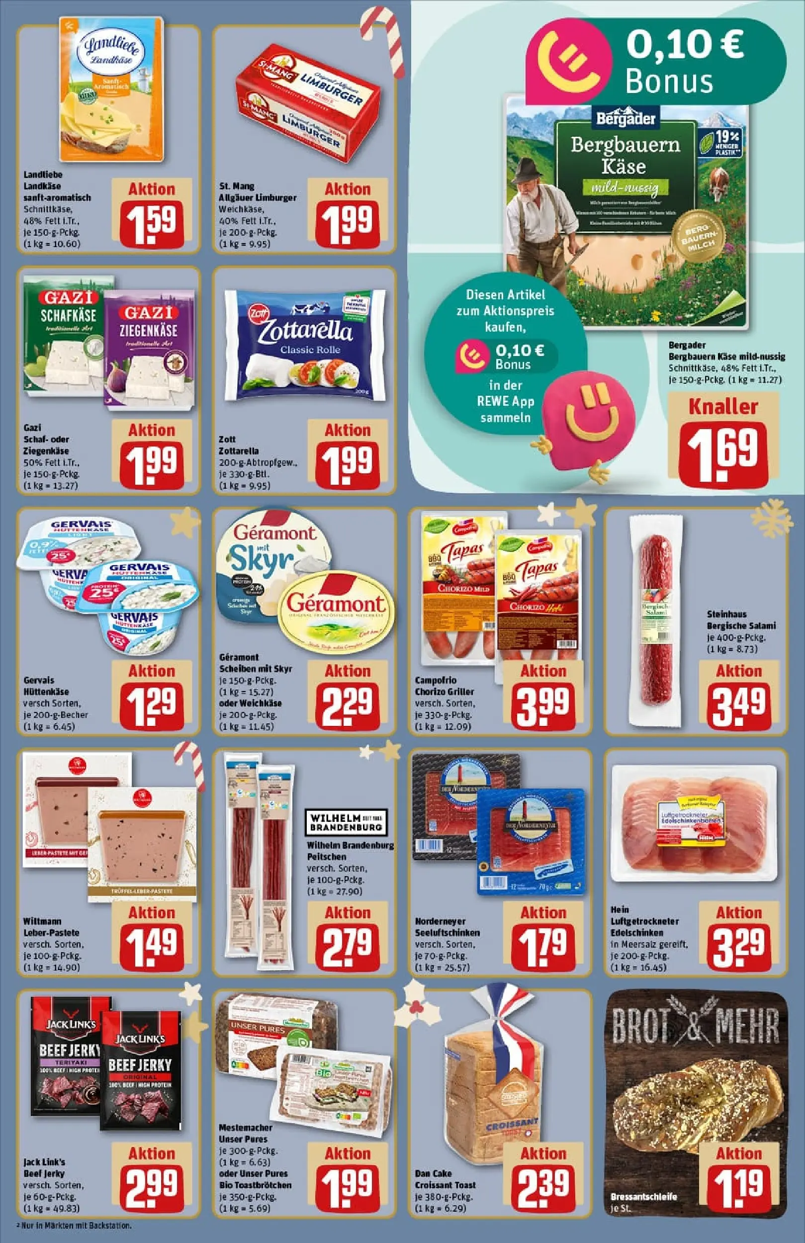 REWE Prospekt ab 23.11.2025 zum Blättern » Angebote | Seite: 11 | Produkte: Geramont, Käse, Skyr, Griller