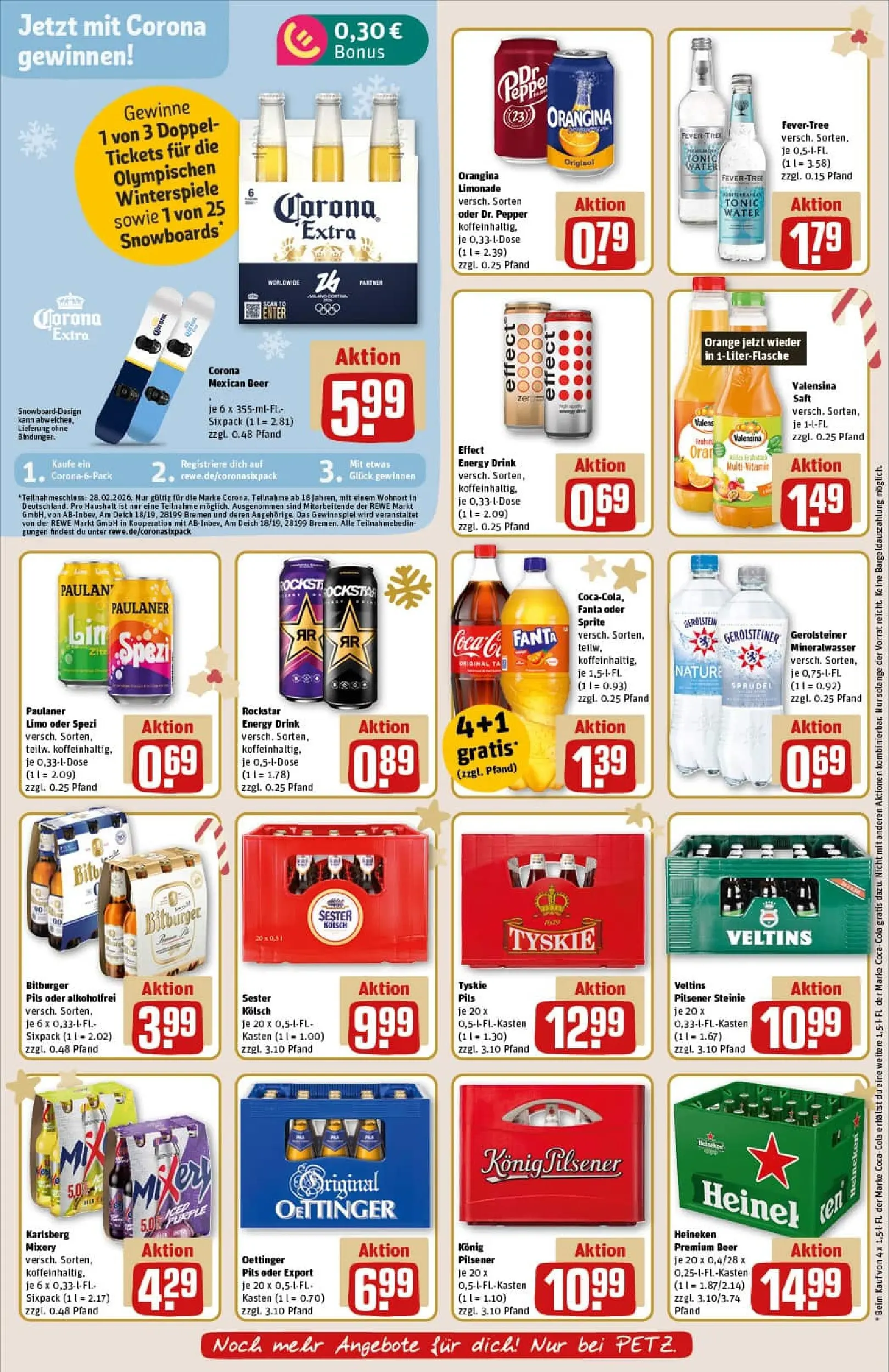 REWE Prospekt ab 23.11.2025 zum Blättern » Angebote | Seite: 18 | Produkte: Bitburger, Limonade, Mixery, Veltins