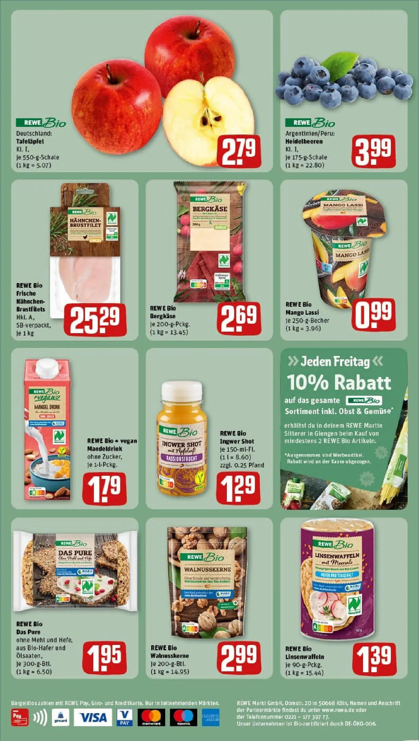 REWE Prospekt ab 17.11.2025 zum Blättern » Angebote | Seite: 4 | Produkte: Zucker, Lindt