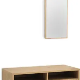 JYSK Cuier hol RAVSTED oglindă 2 sertare stejar cald