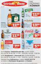 Getränke Oase Getränke Oase: Getränkeangebote - bis 29.11.2025