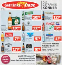 Getränke Oase: Getränkeangebote