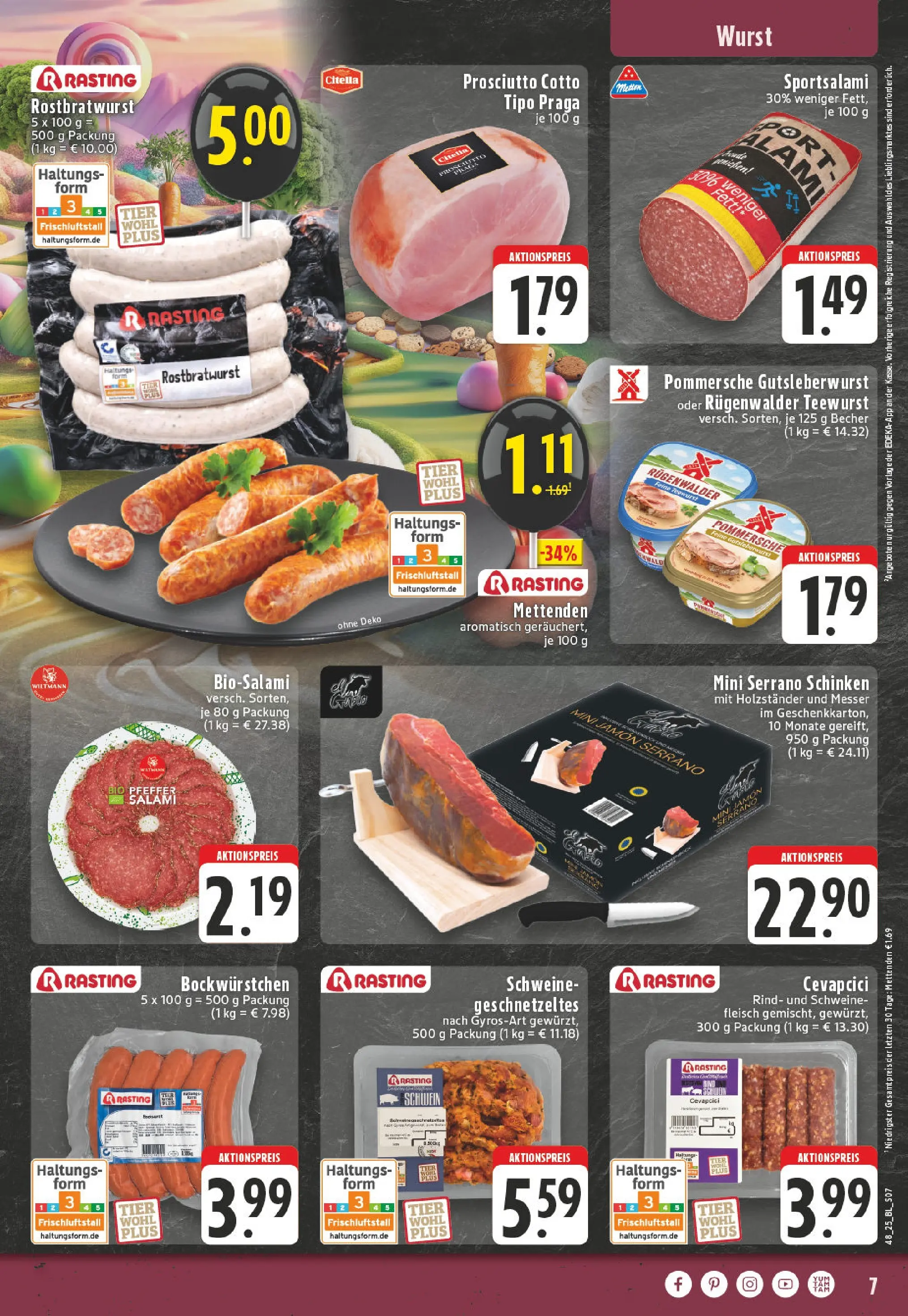 Edeka prospekt Datteln	 (ab 23.11.2025) » Angebote Online | Seite: 7