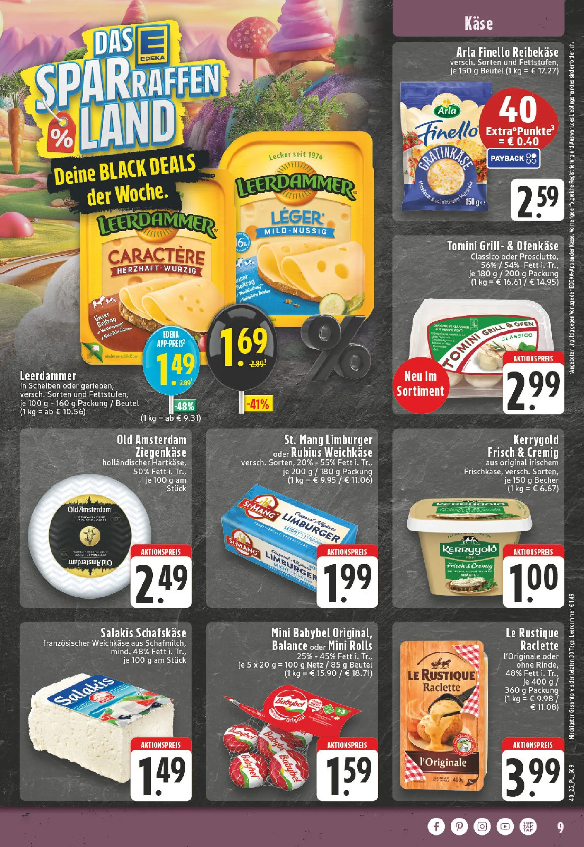 Edeka prospekt Castrop-Rauxel	 (ab 23.11.2025) » Angebote Online | Seite: 9 | Produkte: Ofen, Ziegenkäse, Salakis, Schafskase