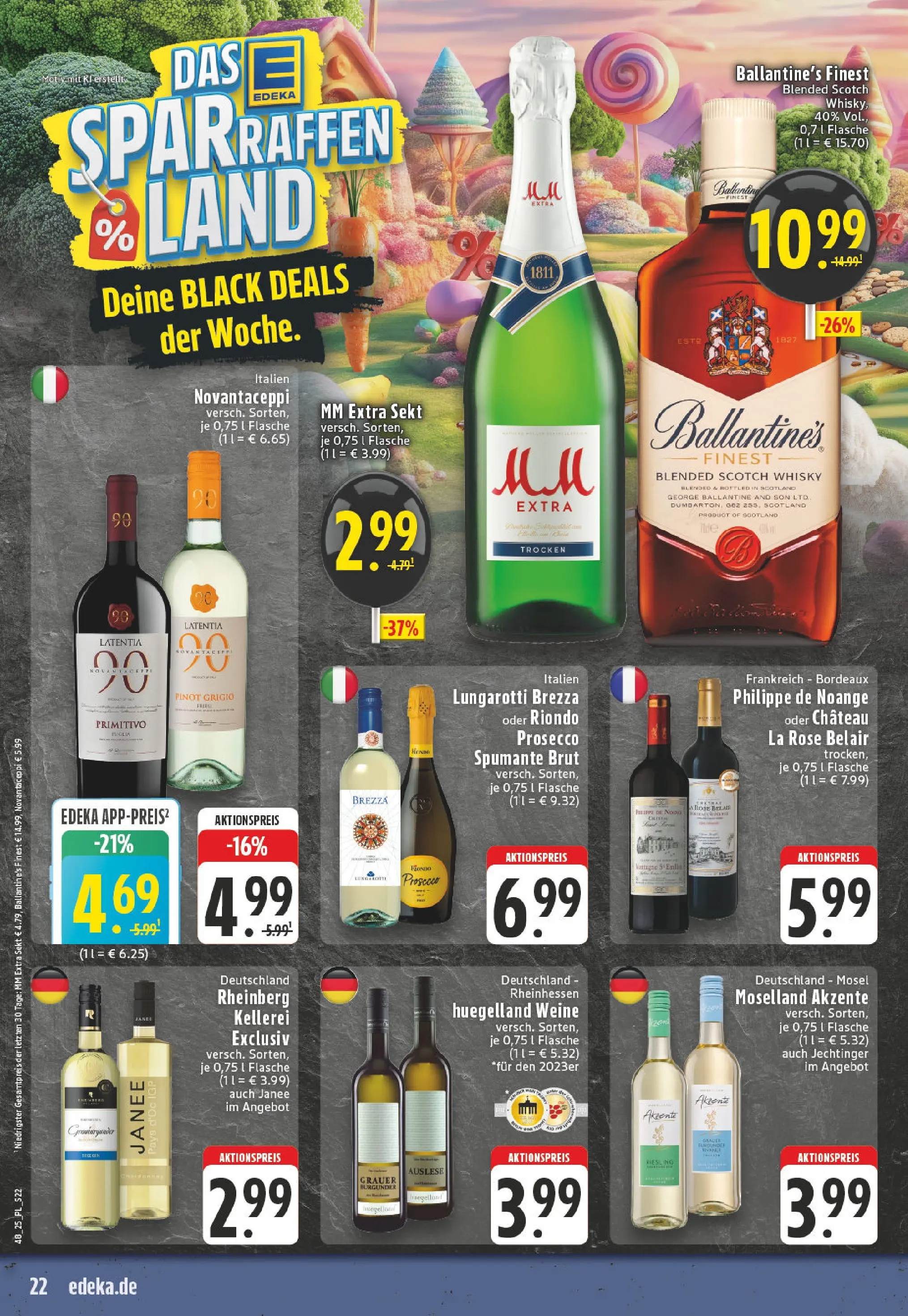 Edeka prospekt Castrop-Rauxel	 (ab 23.11.2025) » Angebote Online | Seite: 22 | Produkte: Whisky, Sekt, Prosecco