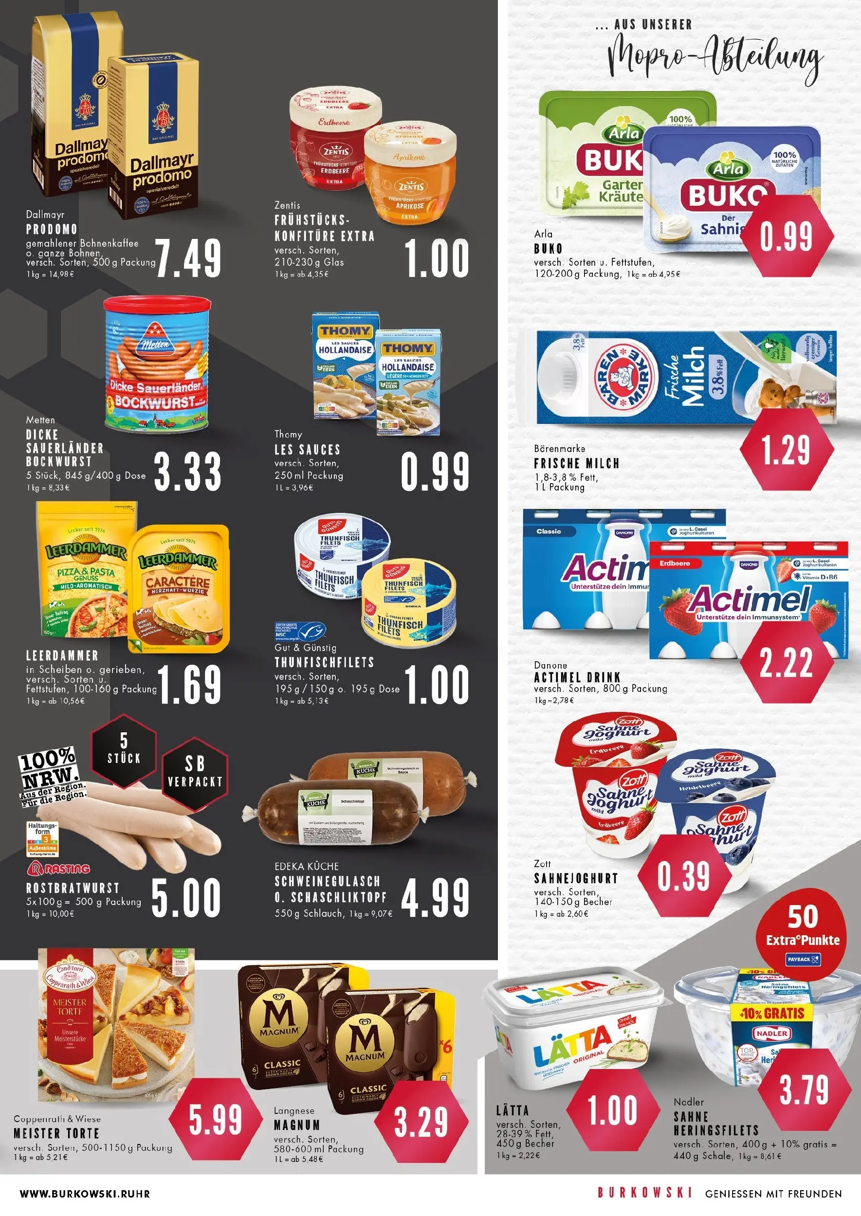 Edeka prospekt Essen	 (ab 23.11.2025) » Angebote Online | Seite: 7 | Produkte: Schweinegulasch, Küche, Lätta, Pizza