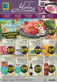 Edeka prospekt Bonn	 ab 23.11.2025 gültig | Seite: 24 | Produkte: Tisch, Fisch, Uhr, Leberkase