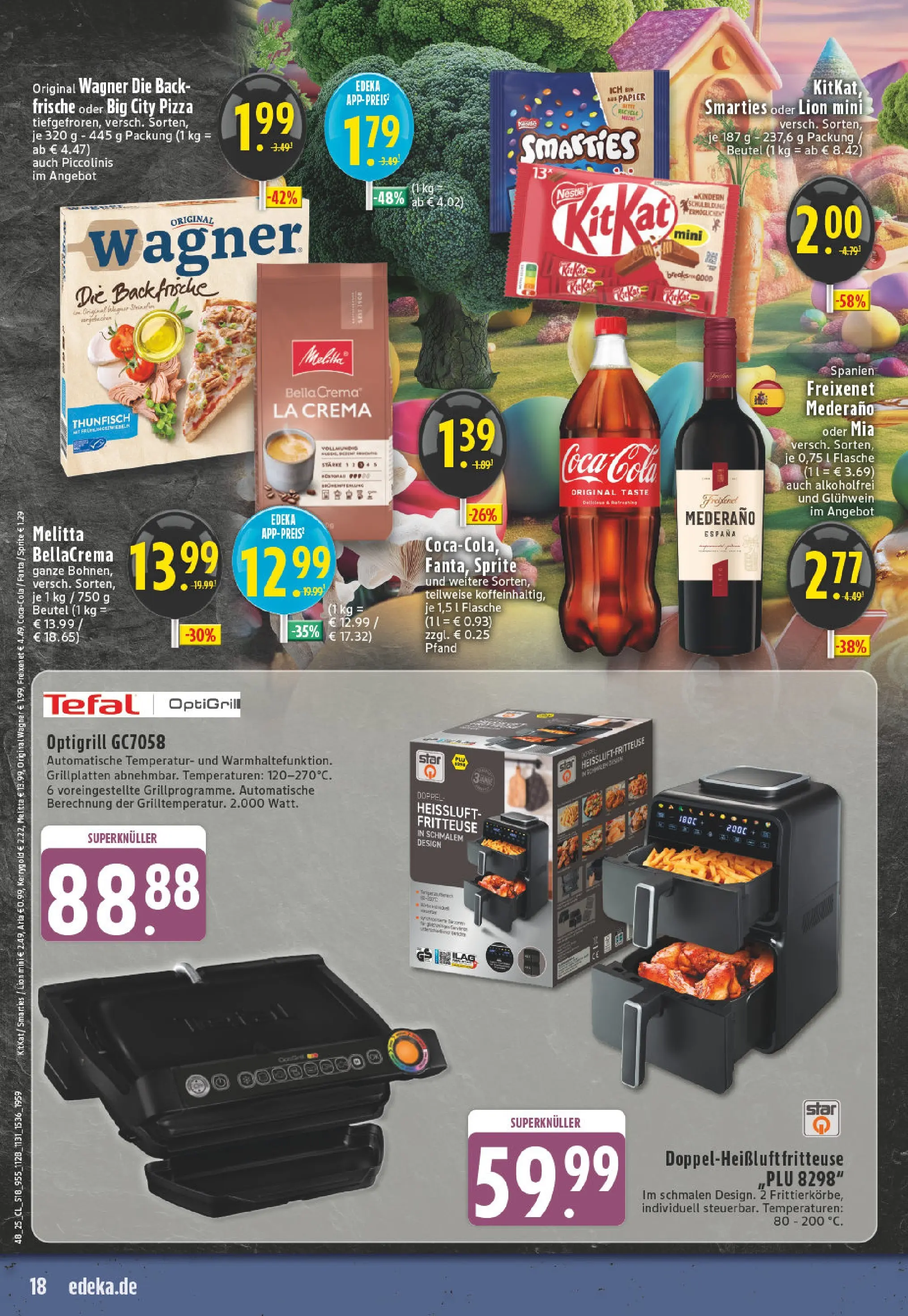 Edeka prospekt Niederzier	 (ab 23.11.2025) » Angebote Online | Seite: 18 | Produkte: Sprite, Freixenet mederano, Pizza, Fritteuse